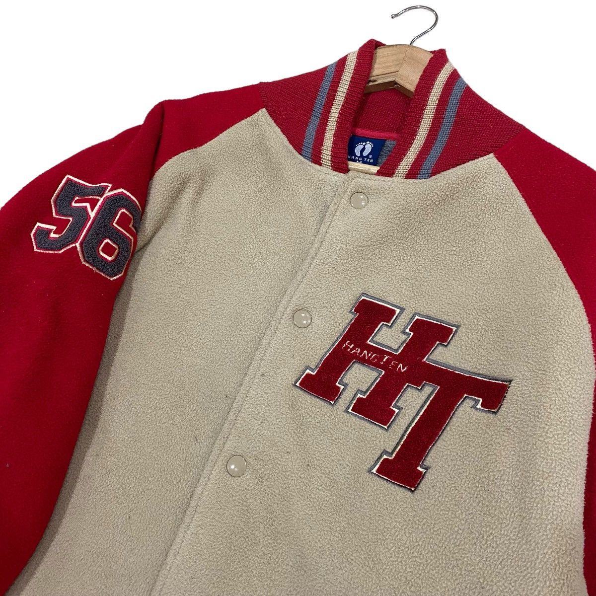 Hang Ten VINTAGE HANG TEN 56 SPELL OUT WOOL VARSITY Size US M / EU 48-50 / 2 - 6 Thumbnail
