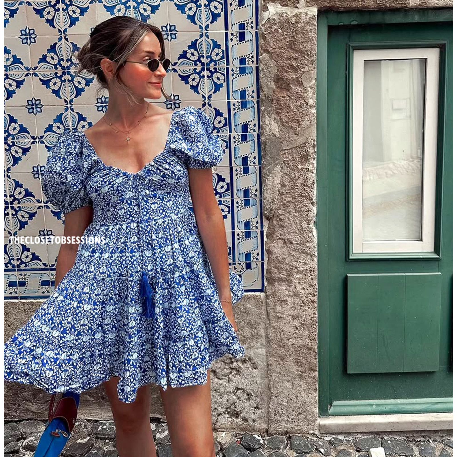 Zara ZARA BLOGGER FAVE!!! A-Line Dress with Balloon Sleeves NWT Size L / US 10 / IT 46 - 2 Thumbnail