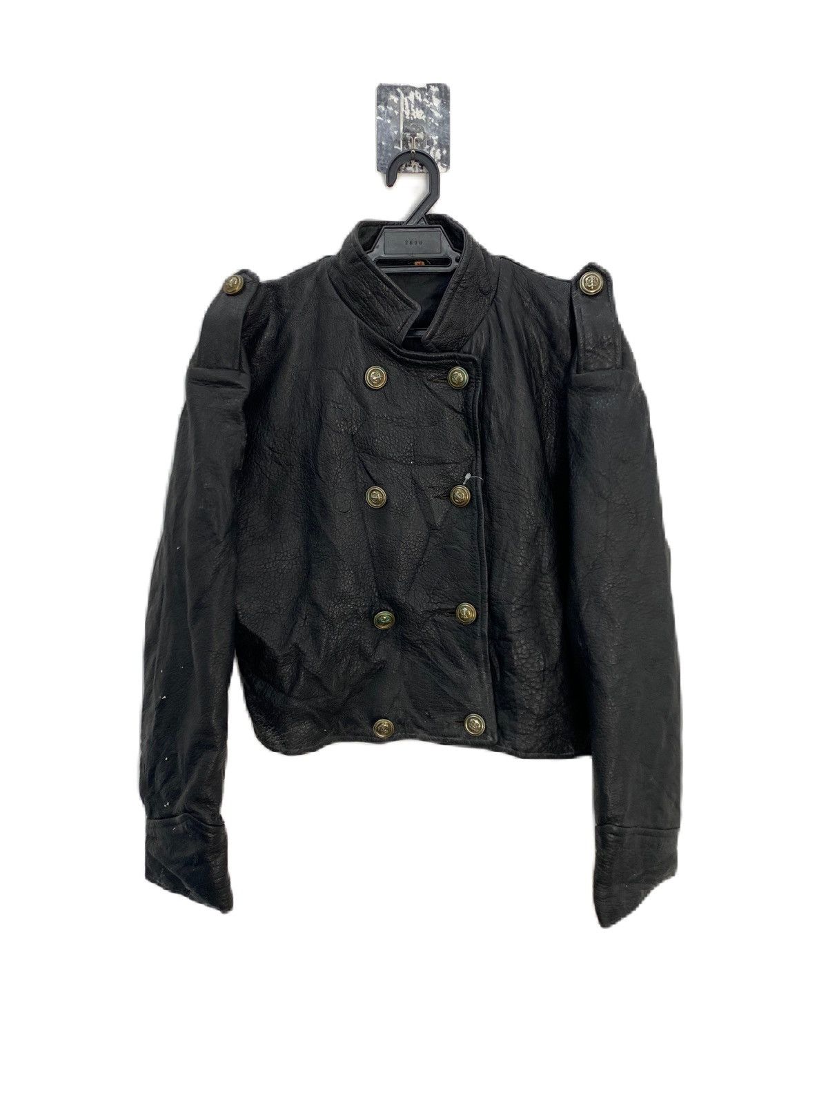 Other × Vintage VINTAGE CROPPED LEATHER JACKET Size M / US 6-8 / IT 42-44 - 1 Thumbnail