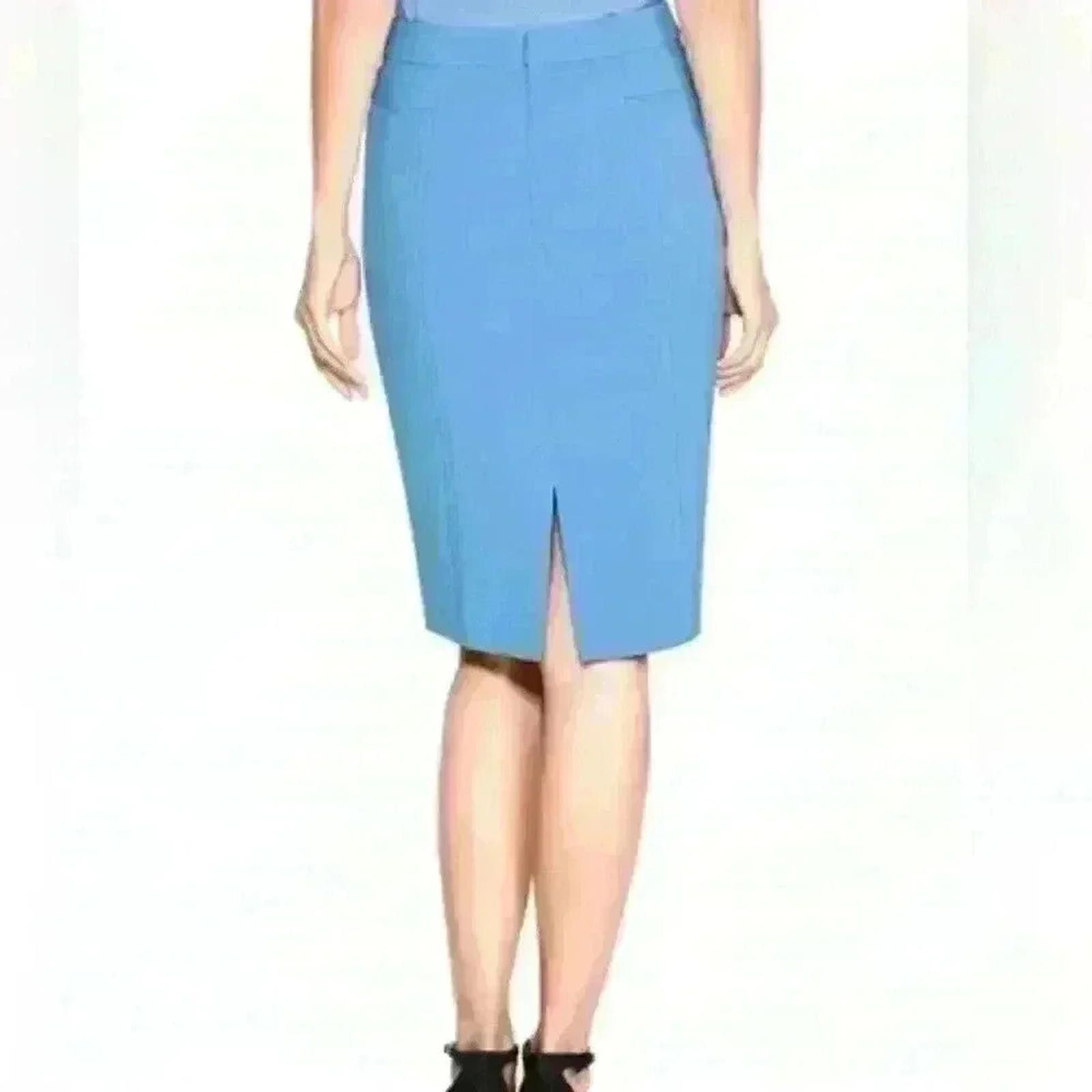 Other NWOT | WHBM | Blue Pencil Skirt | Size: 16 Size 38" / US 16 / IT 52 - 3 Thumbnail