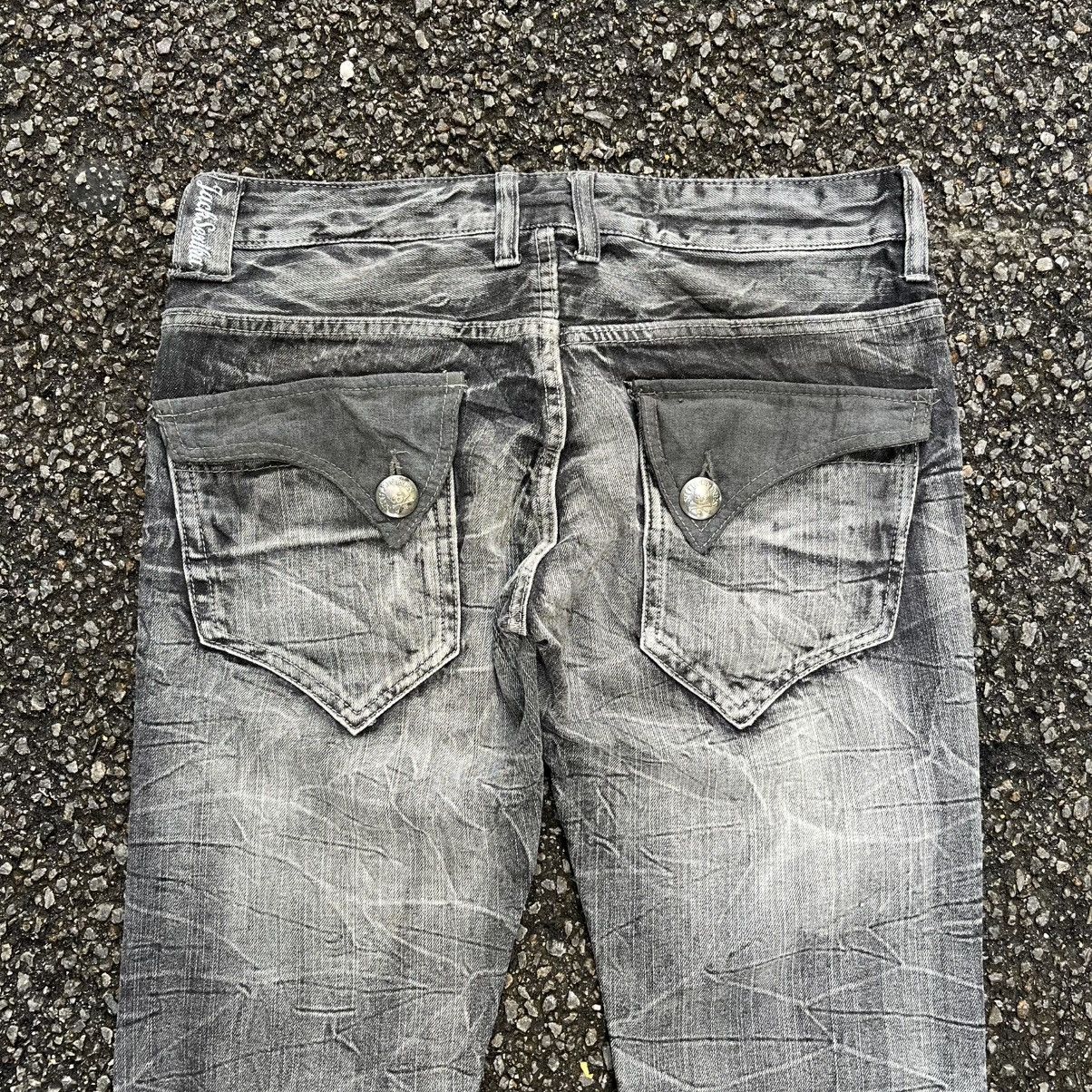 Hysteric Glamour Flared Jack Serika Artist Work Spider Web Distressed Jeans Size US 32 / EU 48 - 13 Thumbnail