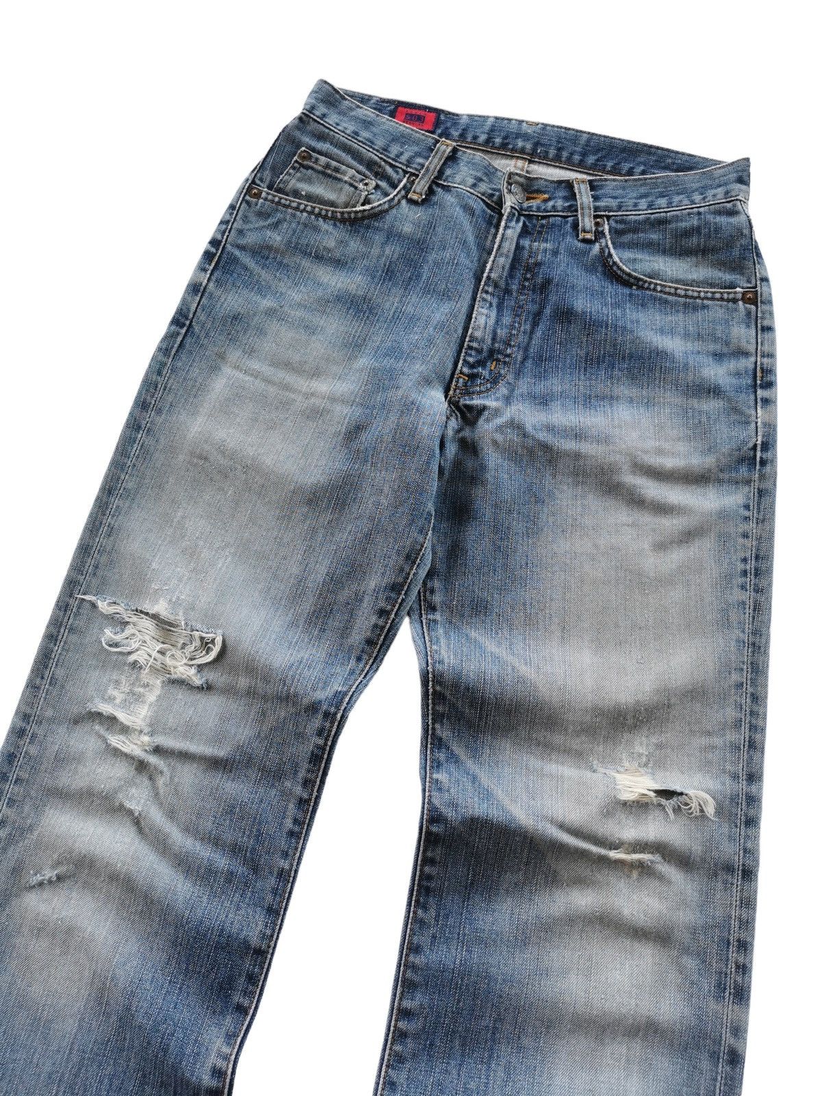 Edwin Edwin 503 Japan Distressed Worker Style Size 30x41 Size US 30 / EU 46 - 6 Thumbnail