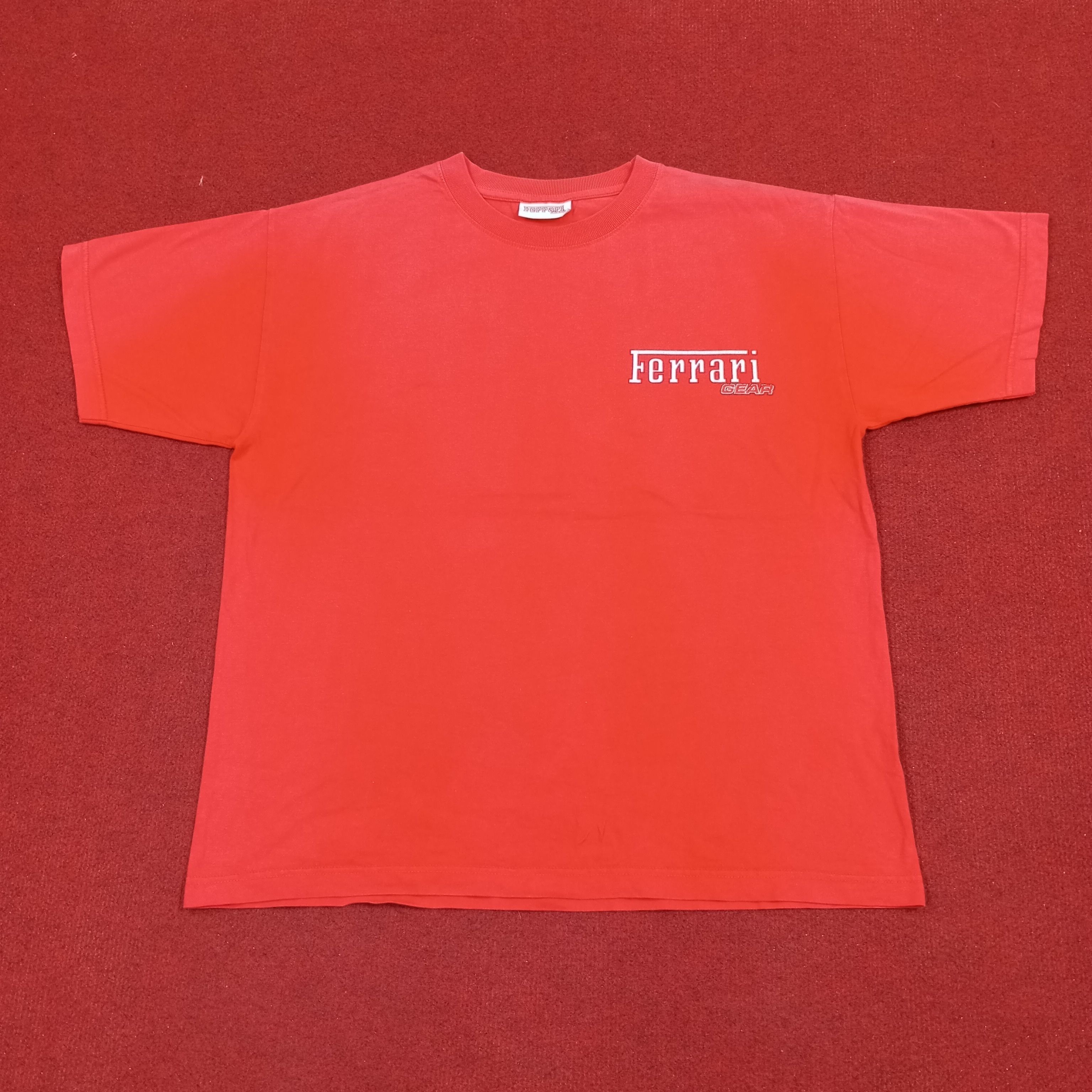Ferrari × Vintage Ferrari Gear Racing Style Motorsports Tshirt Size US L / EU 52-54 / 3 - 1 Thumbnail