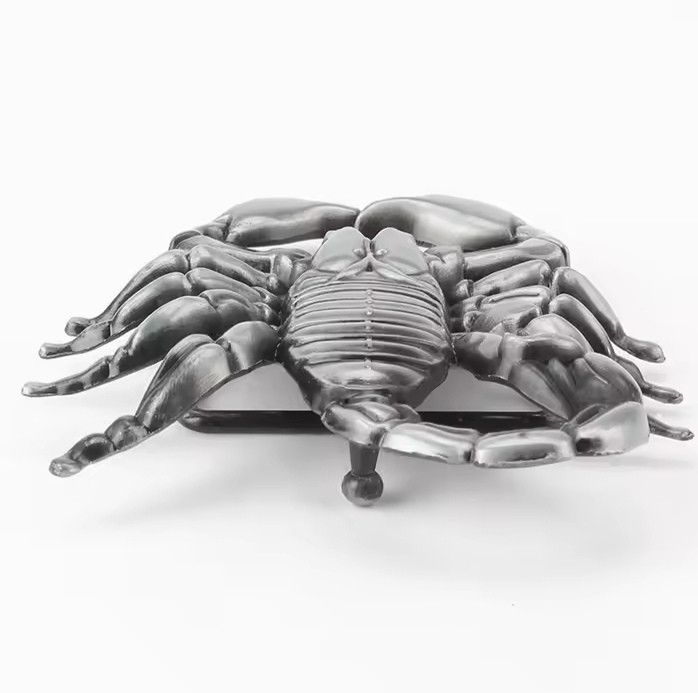 Vintage Silver Scorpion Buckle Belt ( no belt ) Size ONE SIZE - 4 Thumbnail