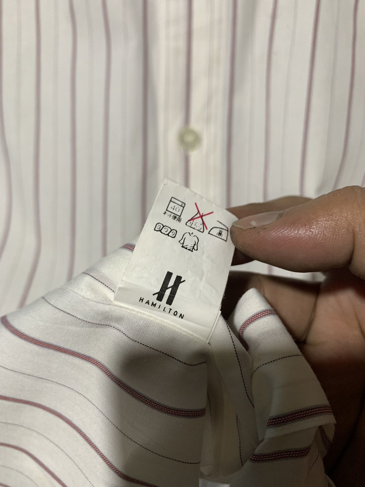 Issey Miyake Issey Miyake IM stripe mandarin shirt Size US M / EU 48-50 / 2 - 8 Thumbnail
