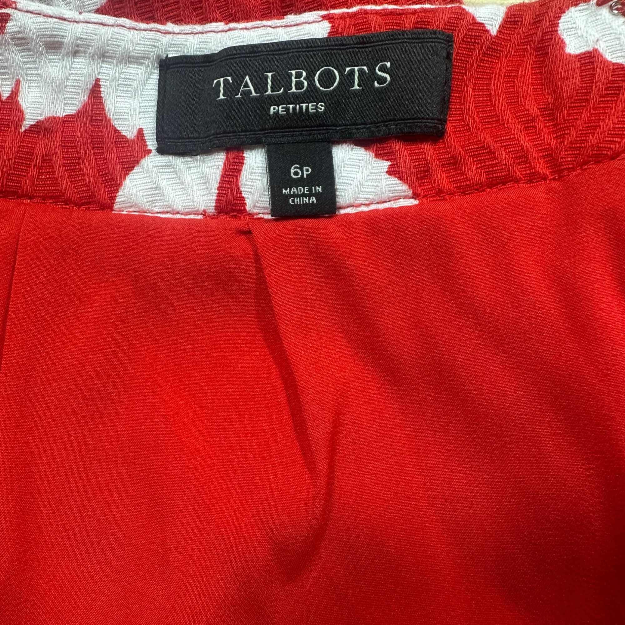 Talbots Talbots Pencil Skirt Red 6P Size 28" / US 6 / IT 42 - 4 Thumbnail