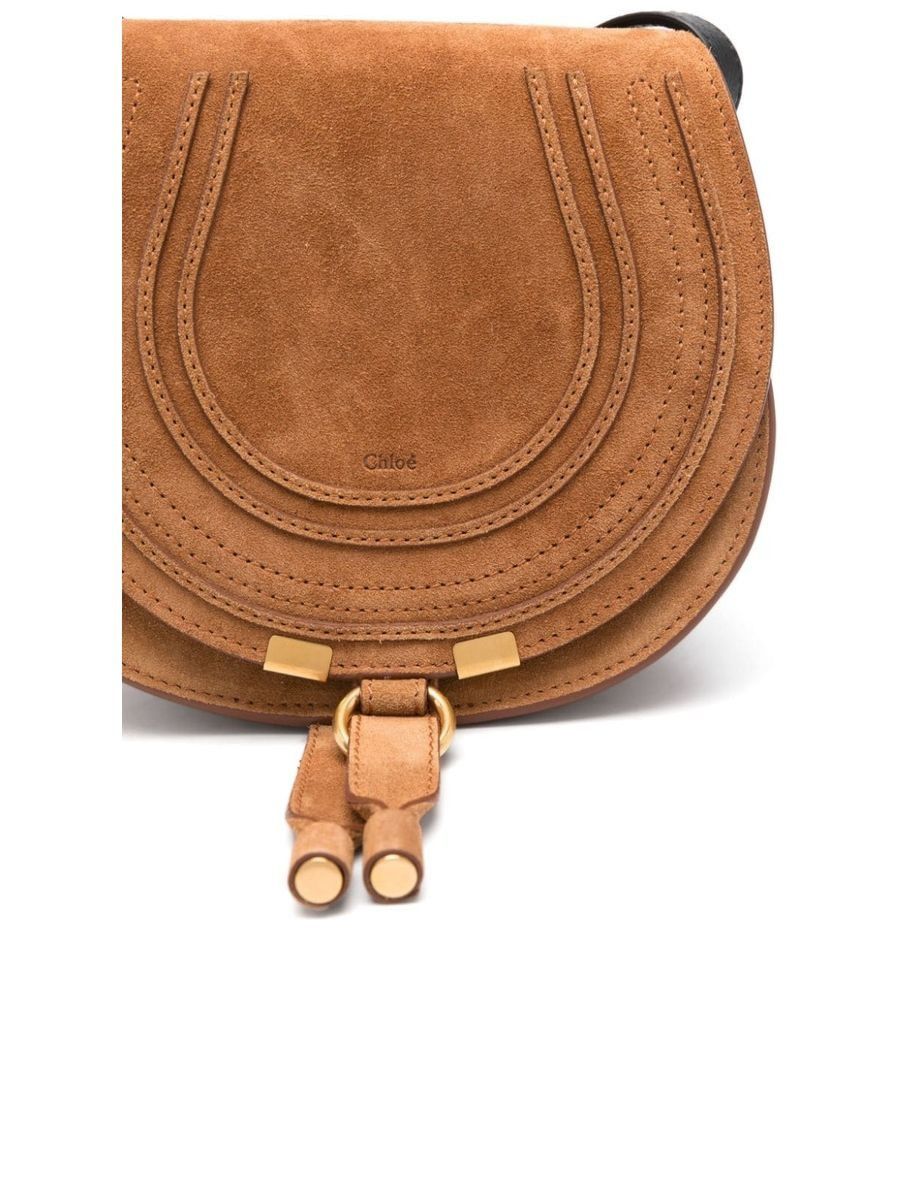 Chloe o1loc1c10425 Size: OS / Marcie Saddle Bag in Tan Size ONE SIZE - 5 Thumbnail