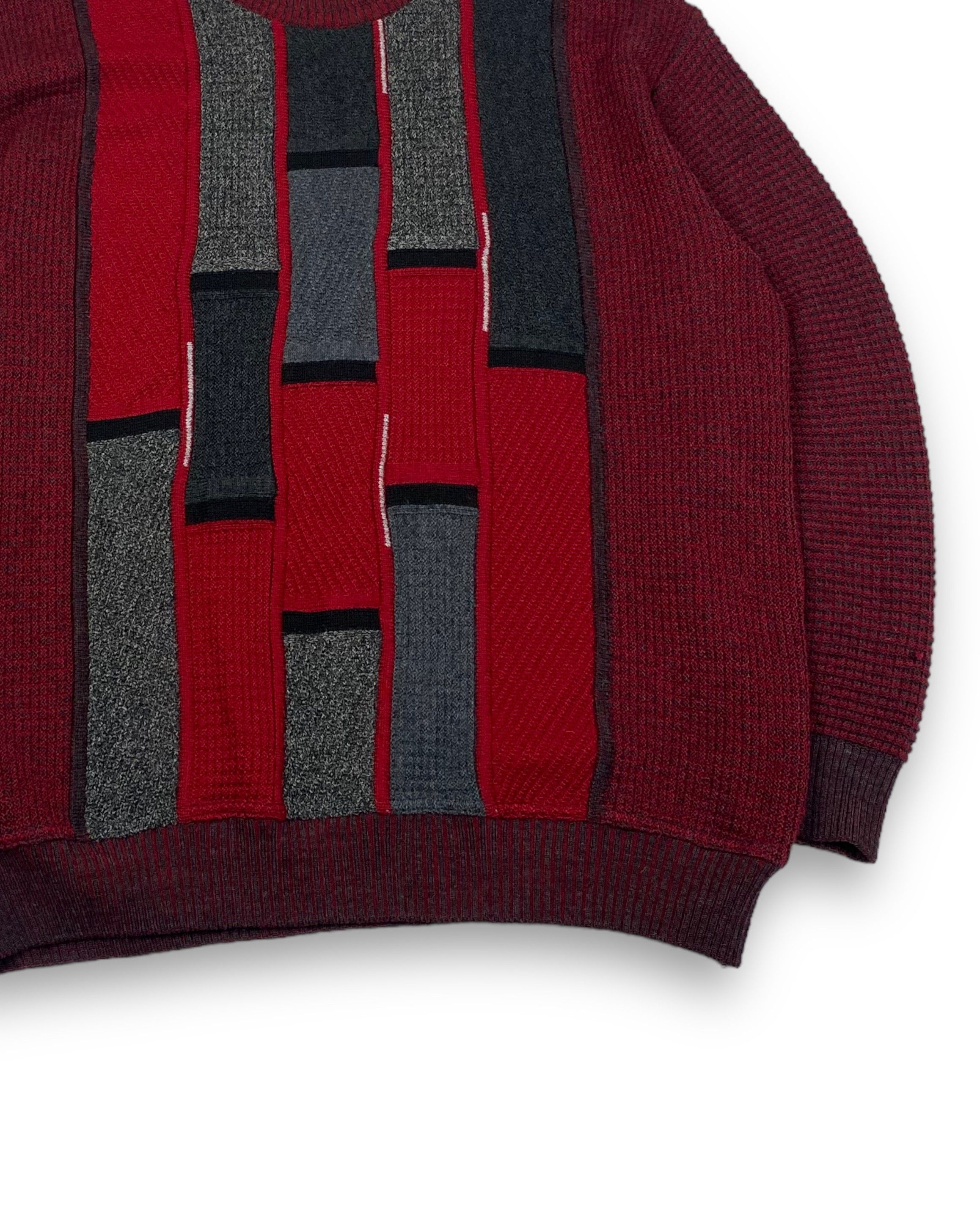 Vintage Vintage GREENFIELD Crimson Knitted Carpet Print Sweater M637 Size US L / EU 52-54 / 3 - 2 Thumbnail