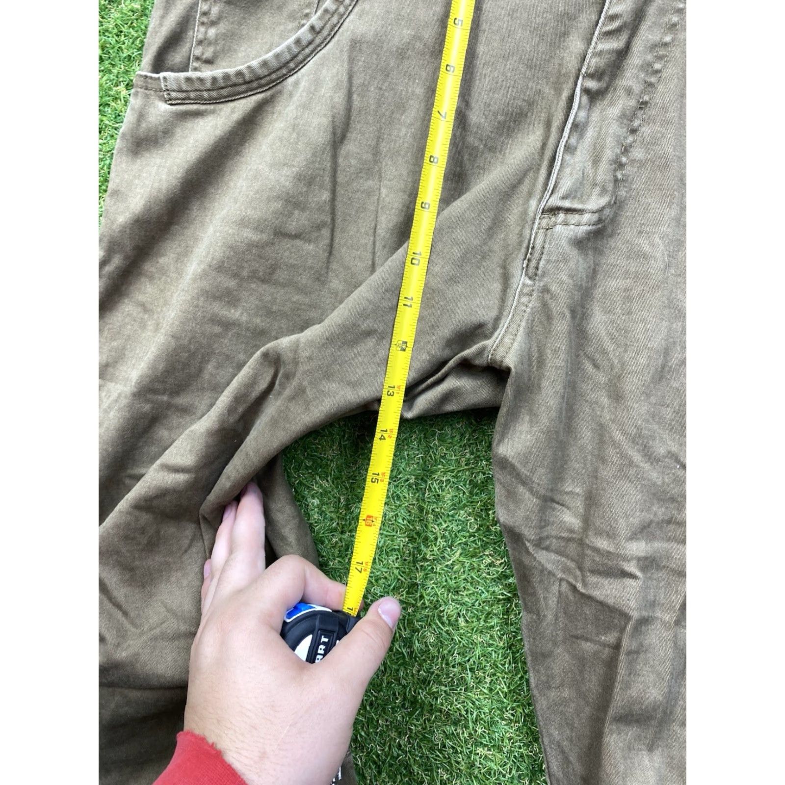 Vintage Natural Gear Hunting Pants Mens 40x32 Cargo Lightweight Ripstop Workwear Beige Cotton Polyester Relaxed Straight Cargo Pocket Logo 40 in Size US 40 / EU 56 - 4 Thumbnail
