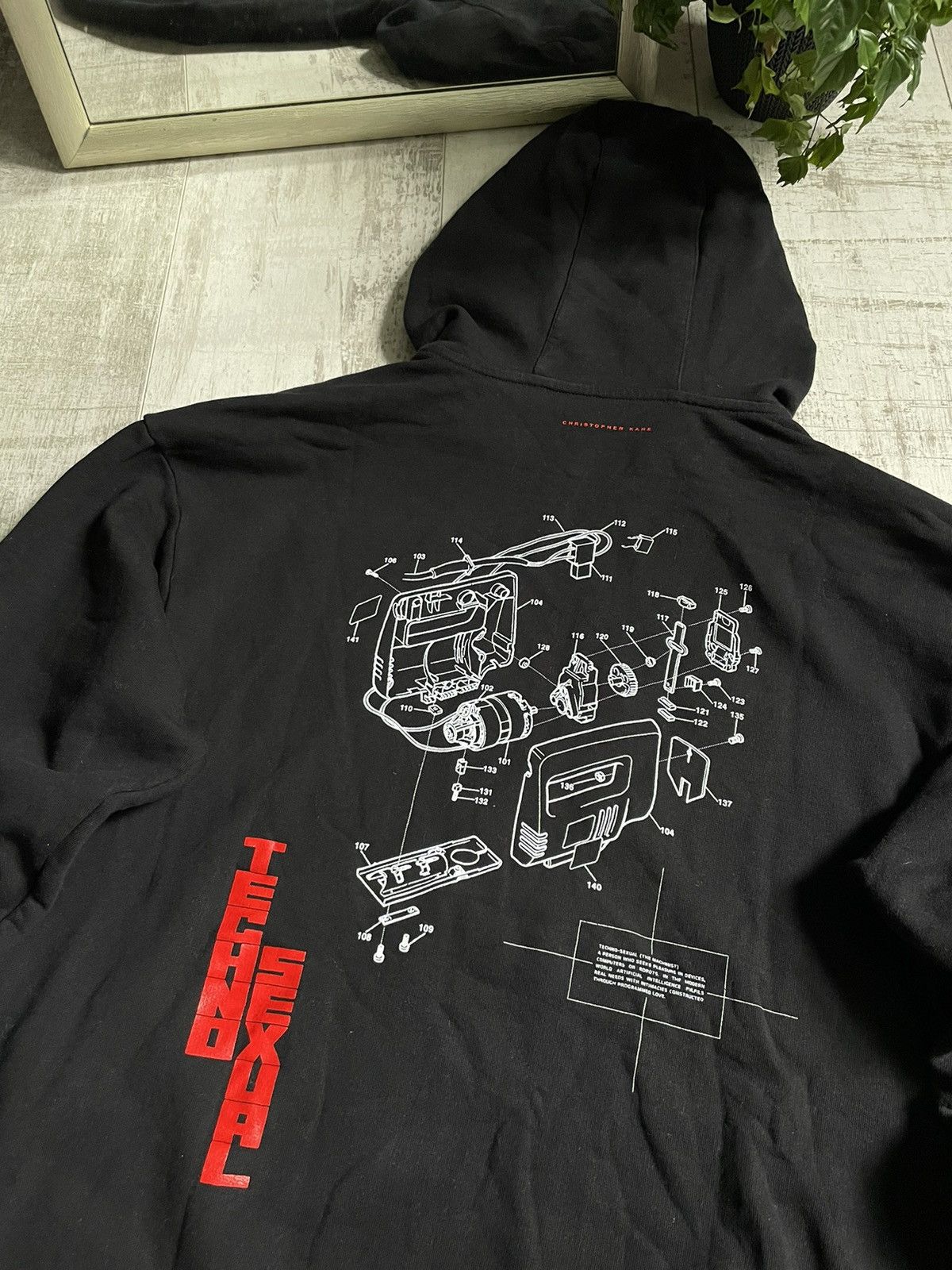 Christopher Kane Christopher Kane Techno Sexual Hoodie Black RARE Size US S / EU 44-46 / 1 - 6 Thumbnail
