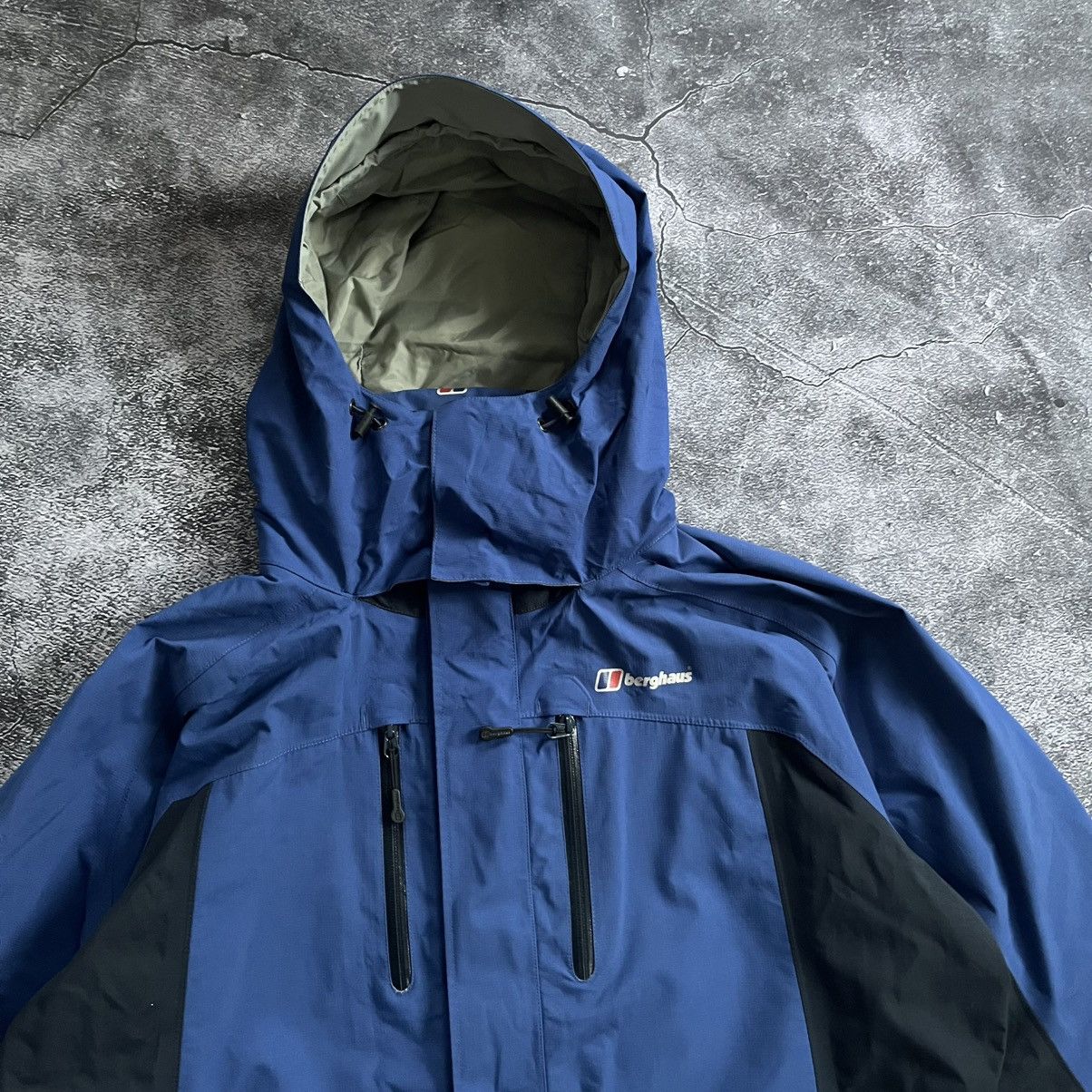 Berghaus Berghaus Men’s Gore-Tex Jacket Blue Waterproof Outdoor Size US XL / EU 56 / 4 - 2 Thumbnail