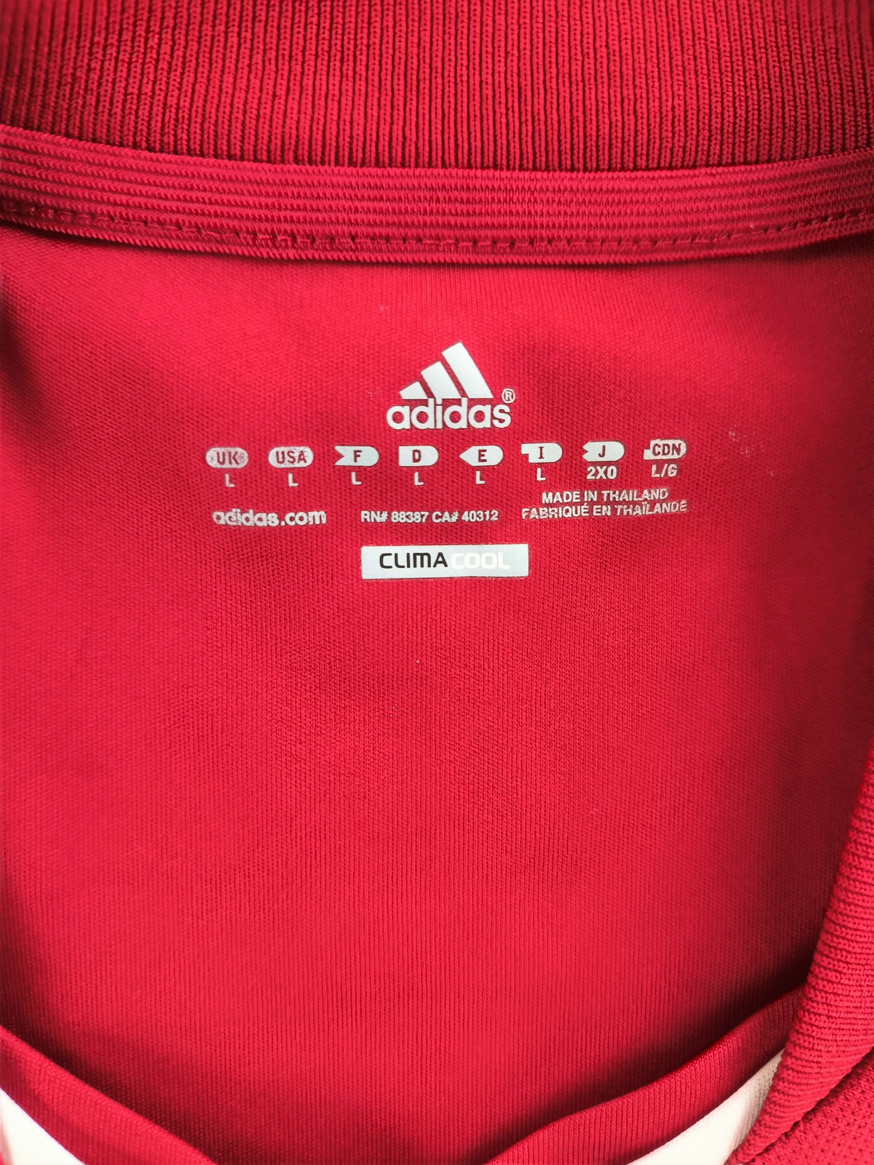 Adidas Stoke City 2010-11 Adidas home Whitehead football jersey L Size US L / EU 52-54 / 3 - 5 Thumbnail