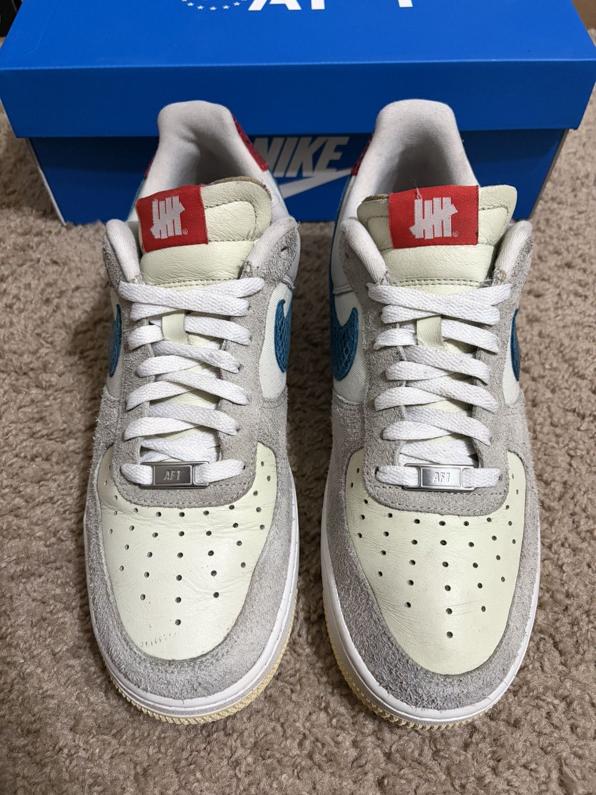 Nike × Undefeated Size 9.5 - Nike Air Force 1 Low SP Undefeated 5 On It Size US 9.5 / EU 42-43 - 3 Thumbnail