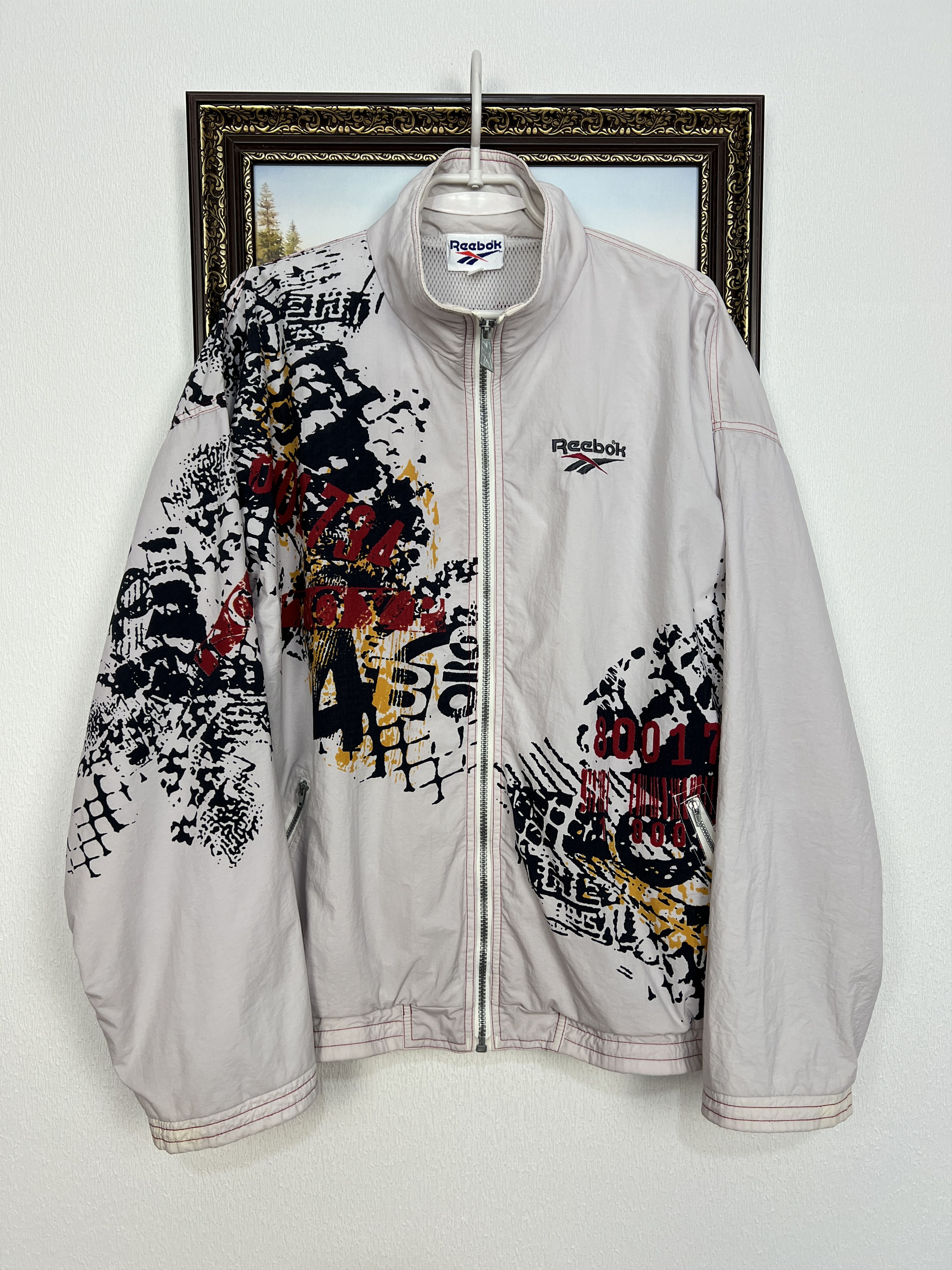 Vintage 90's Tennis Jacket Zip Track Top Rare Hype Sport