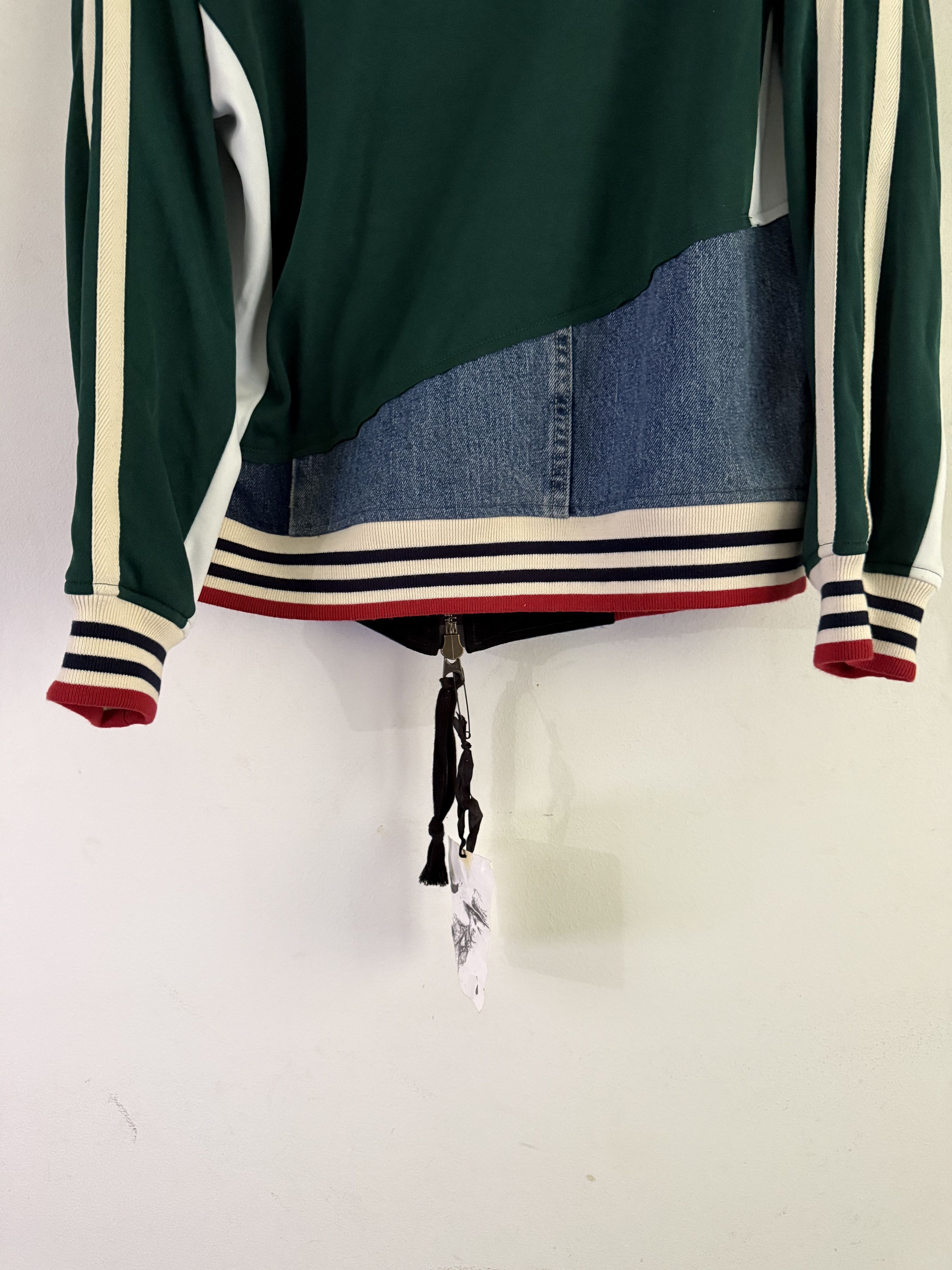 Greg Lauren Ibrid Denim/Fabric Track Jacket Size US XL / EU 56 / 4 - 13 Thumbnail