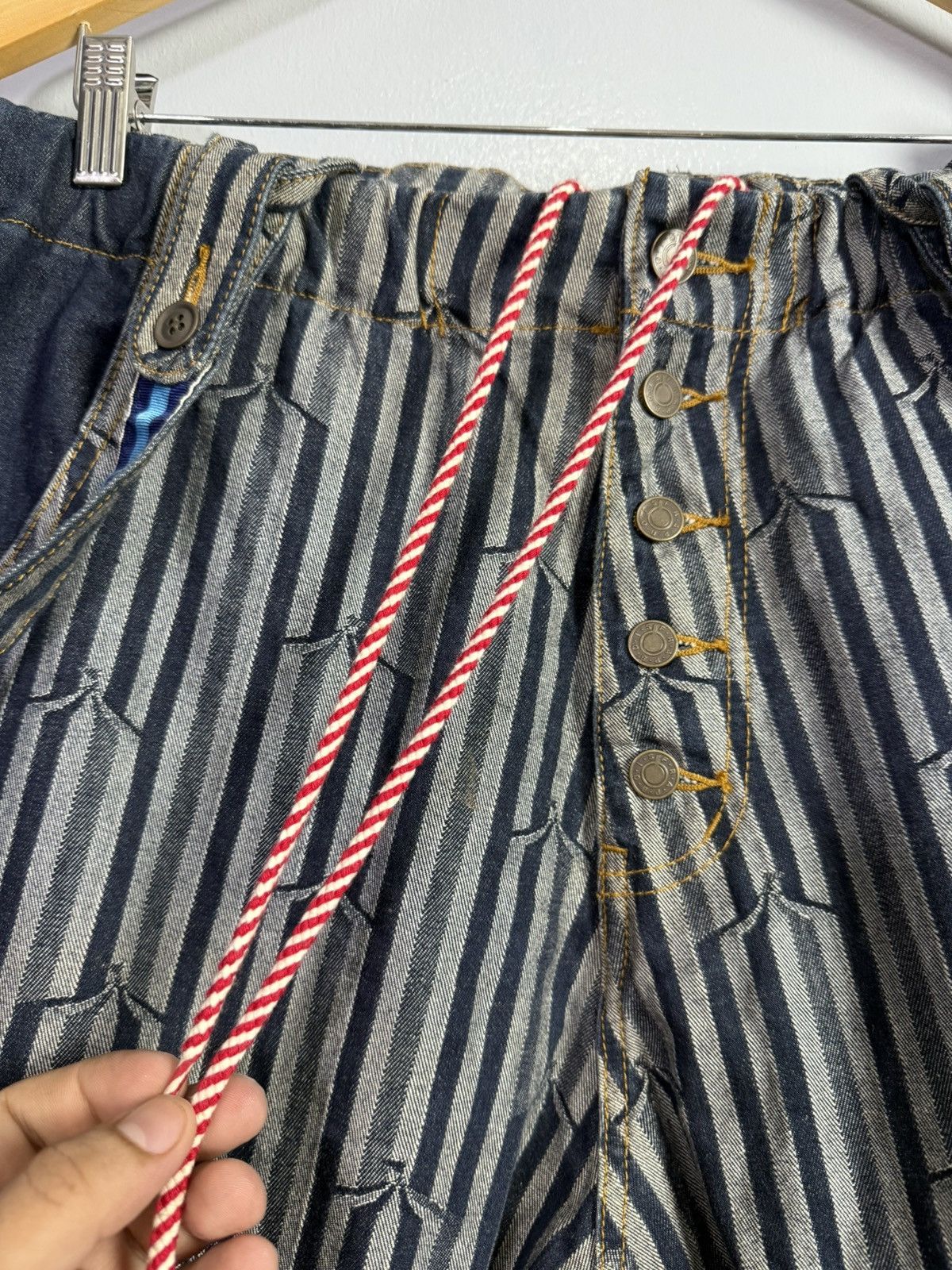 Frapbois FRAPBOIS ISSEY MIYAKE DROP CROTCH WITH SUSPENDER PANTS Size US 32 / EU 48 - 2 Thumbnail