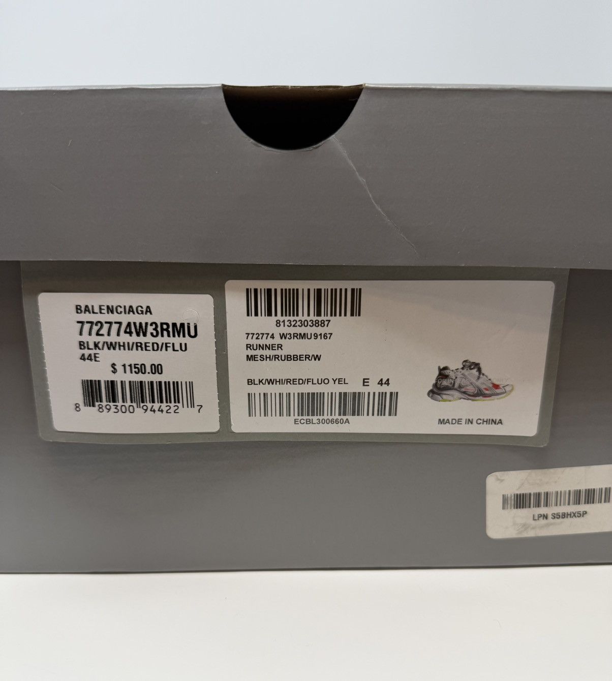 Balenciaga Balenciaga Runner Sneaker Red/Yellow Size US 11 / EU 44 - 10 Thumbnail