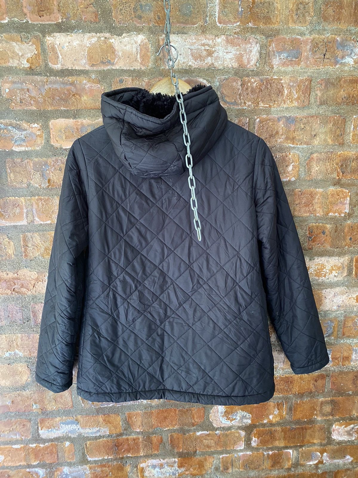 Japanese Brand × Mackintosh Vtg Fur Quilted Diamond Jacket Size S / US 4 / IT 40 - 7 Thumbnail