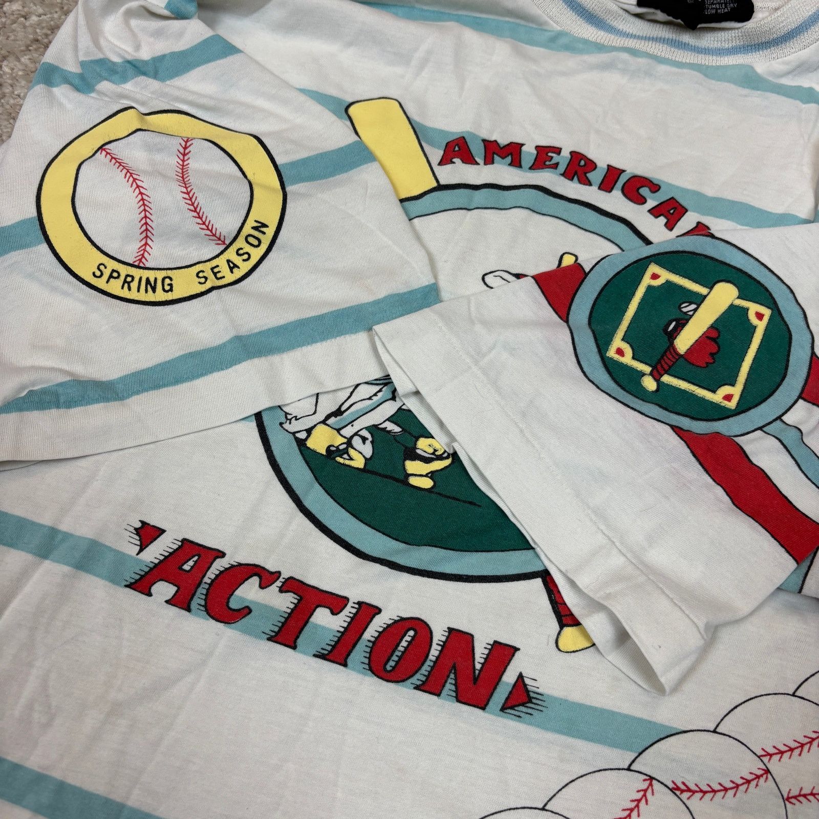 Dunlop × Vintage Vintage Dunlop North American League Baseball Shirt Men's XL Size US XL / EU 56 / 4 - 8 Thumbnail