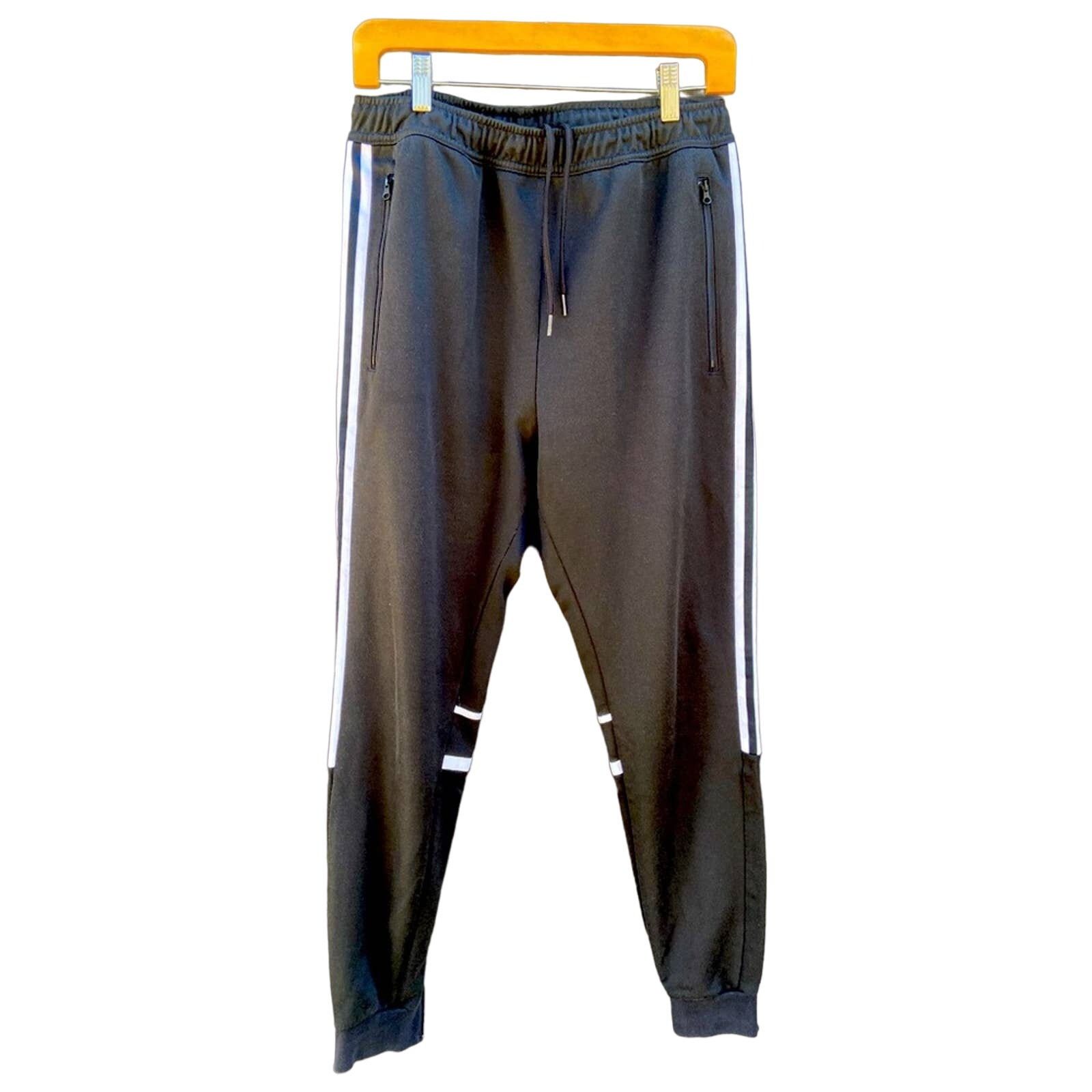 Adidas VTG Adidas zip-up trackpants Size 30" / US 8 / IT 44 - 1 Thumbnail