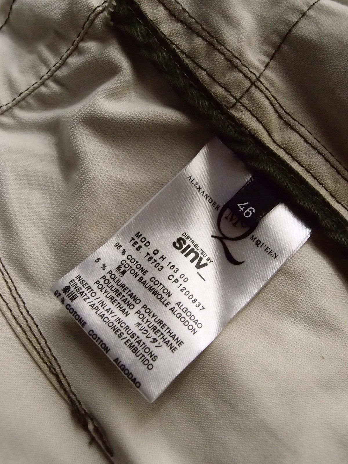 Alexander McQueen McQ Alexander McQueen Military Jacket Archive Made in Italy Size US S / EU 44-46 / 1 - 11 Thumbnail