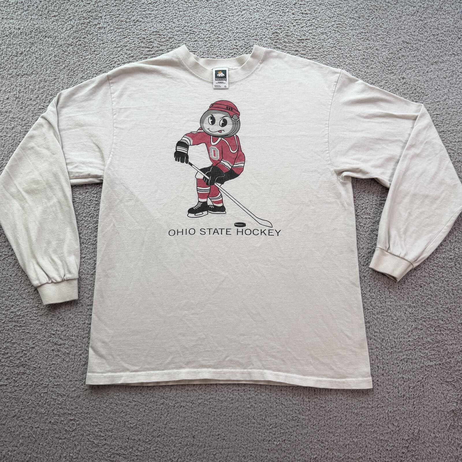 Other Vintage Ohio State Hockey Long Sleeve T Shirt Y2K Mascot L Size US L / EU 52-54 / 3 - 1 Thumbnail