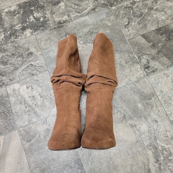 Banana Republic Banana Republic Suede Leather Brown Mid Calf Slouch Slouchy Size US 10 / IT 40 - 5 Thumbnail