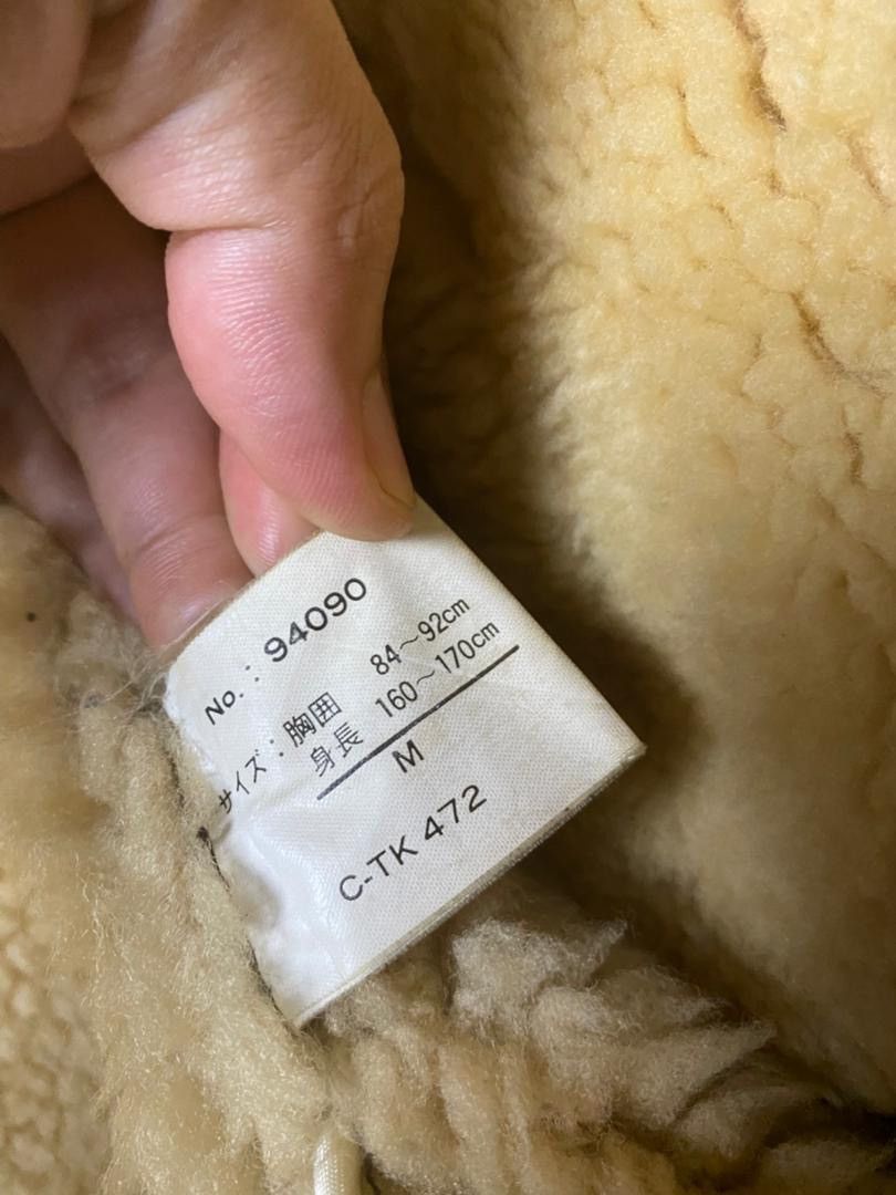 Japanese Brand Vintage B-3 Shearling Leather Jacket (146) Size US M / EU 48-50 / 2 - 10 Thumbnail