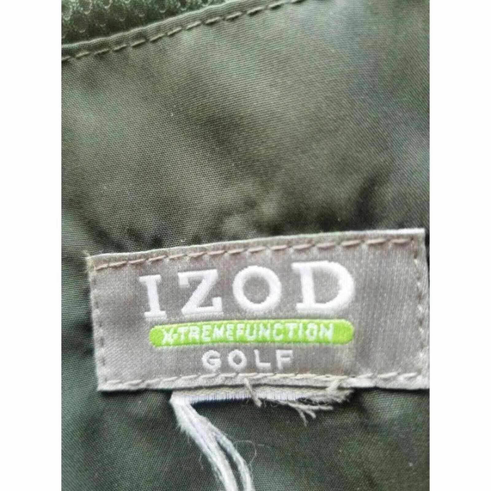 Izod IZOD X-Treme Function Golf Green Pullover Windbreaker V Nec Size US M / EU 48-50 / 2 - 4 Thumbnail