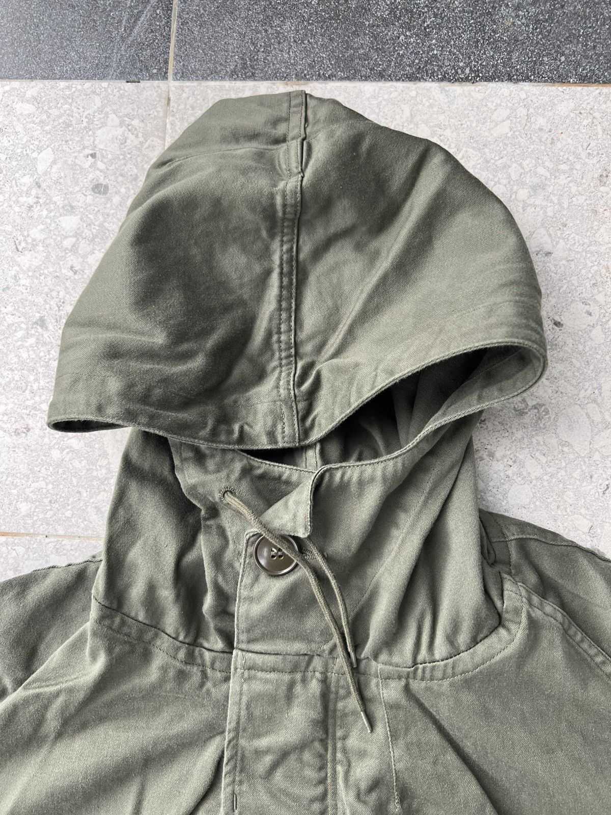 Vintage Vintage 70s French Army Green Military Parka Jacket Size US XXL / EU 58 / 5 - 2 Thumbnail