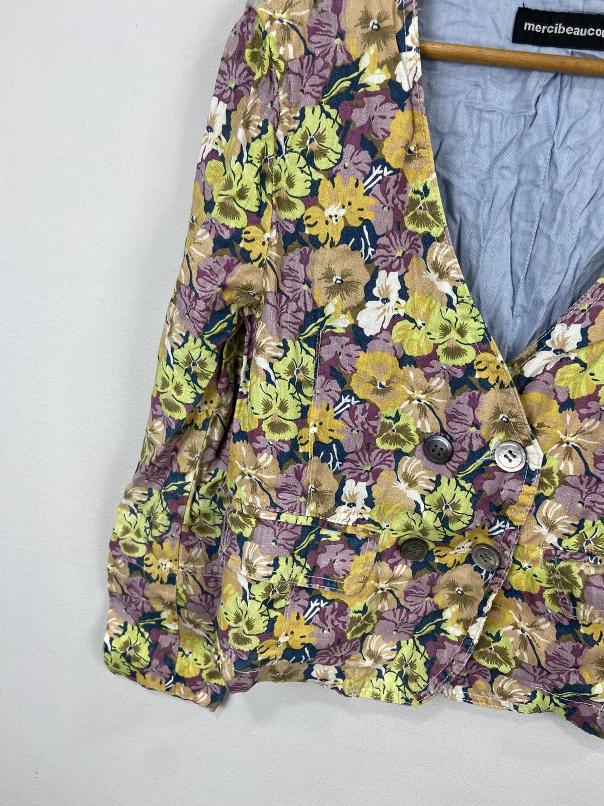 AW2021 Issey Miyake Floral Printed mercibeaucoup