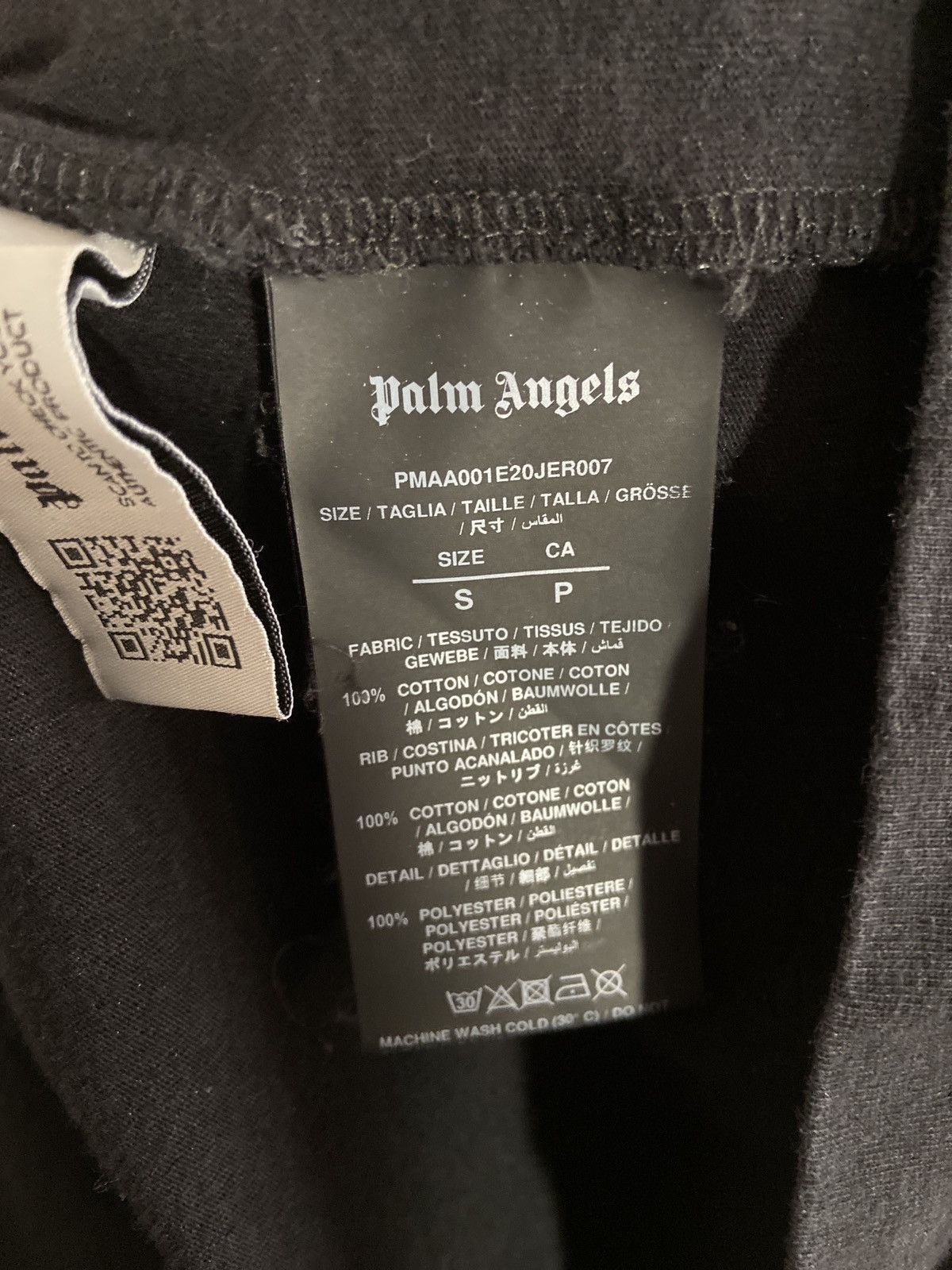 Palm Angels Palm Angels Gothic Logo T-Shirt Size US S / EU 44-46 / 1 - 3 Thumbnail