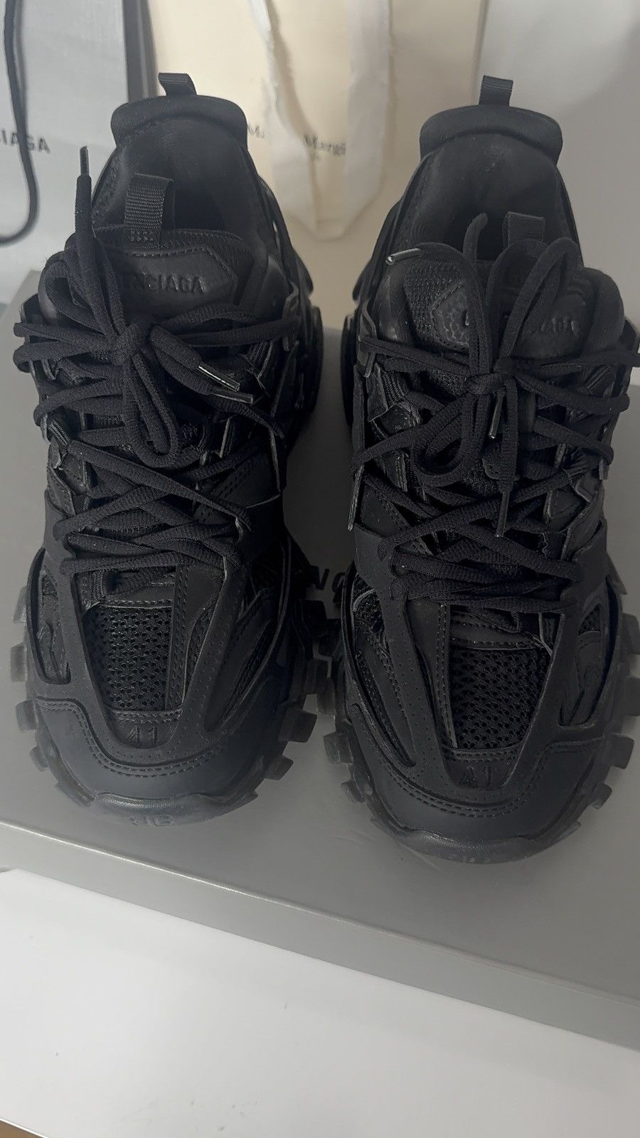 Balenciaga ✅Balenciaga Track 1 Clear Full Black 41 Low Size US 8 / EU 41 - 7 Thumbnail