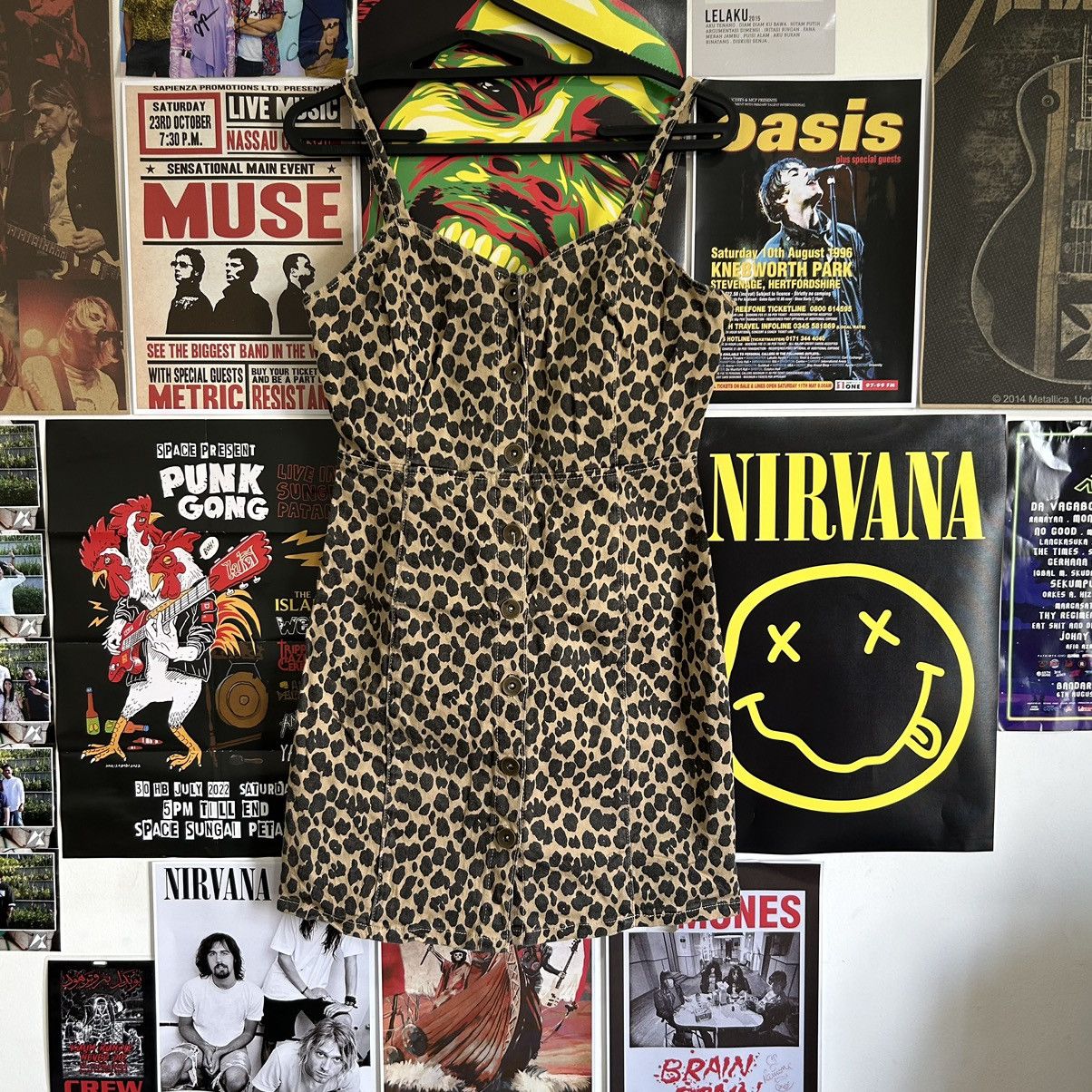 image of Vintage Emsexcite Leopard Print Rompers & Jumpsuit, Women's (Size 27)