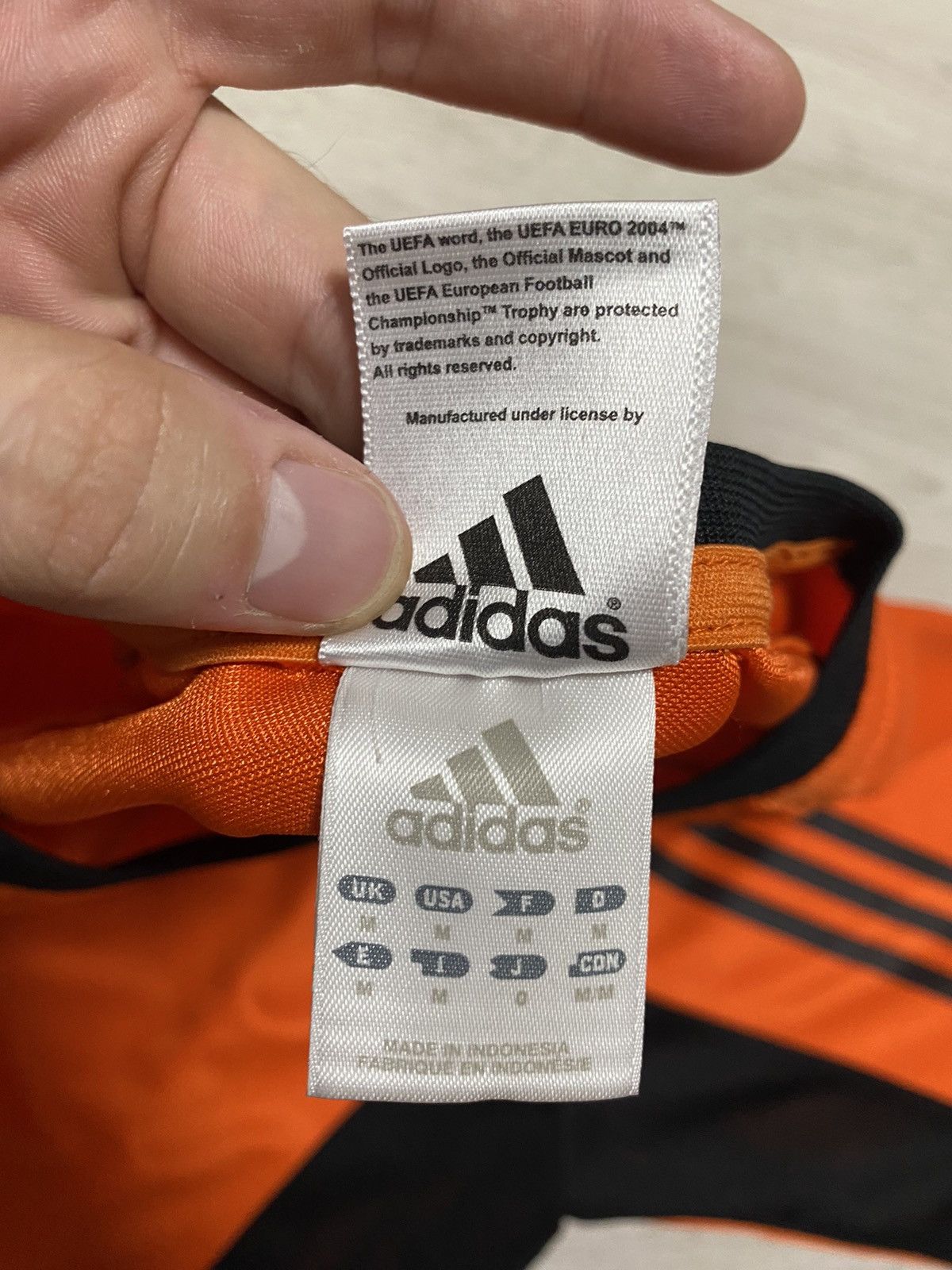 Adidas Adidas Jersey Fun Euro 2004 National Team Holland Size US M / EU 48-50 / 2 - 8 Thumbnail