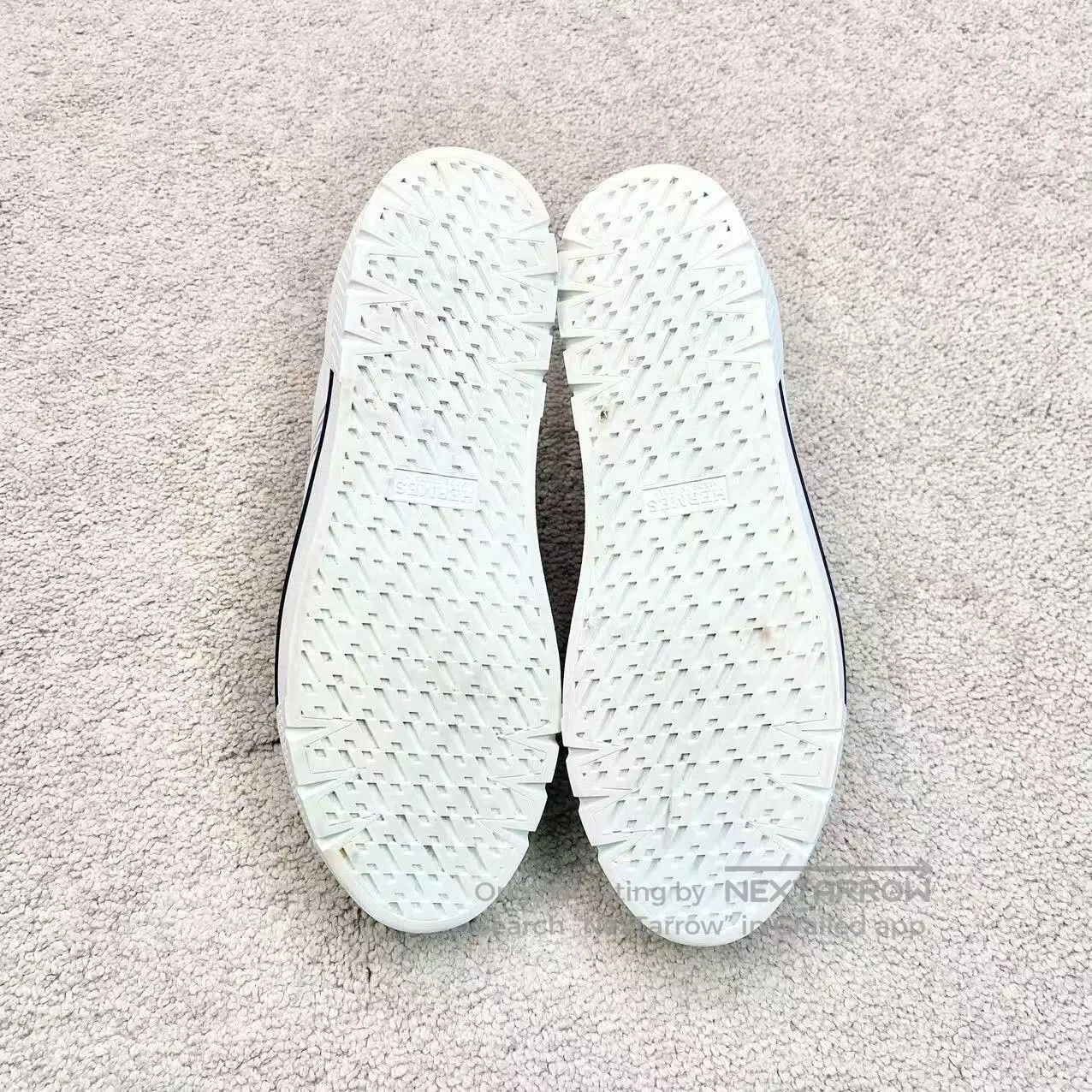 Hermes Hermes Color-blocked big H white shoes| Size US 7.5 / IT 37.5 - 6 Thumbnail