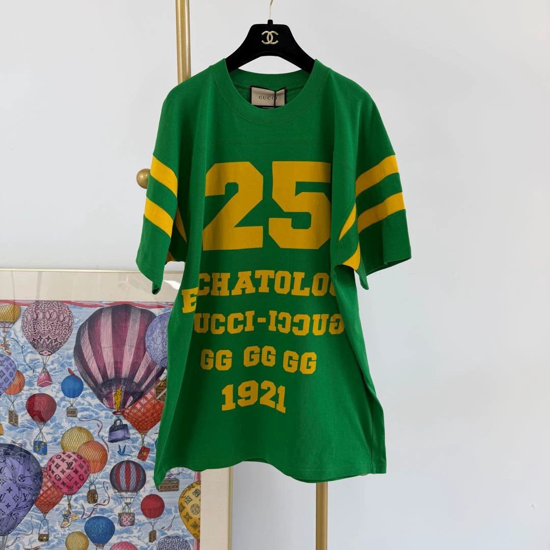Gucci Gucci Green Logo T-Shirt S with tags Size US S / EU 44-46 / 1 - 2 Thumbnail