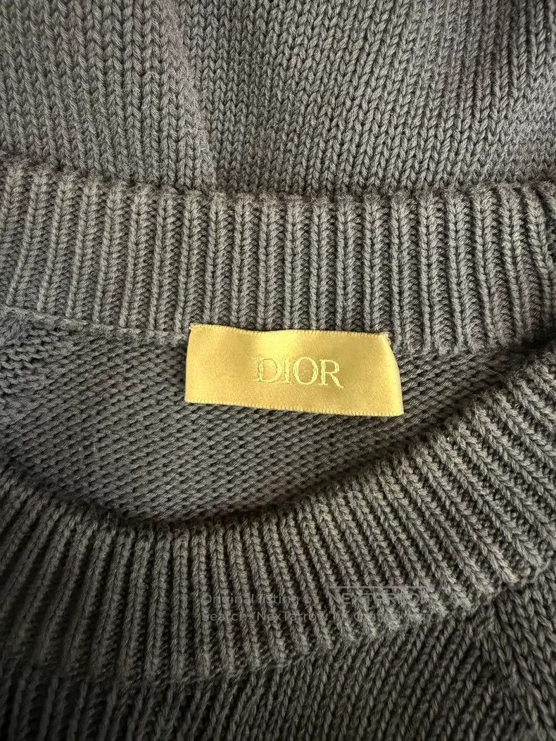 Dior Dior Knitwear with full-printed logo on the sleeves Size US S / EU 44-46 / 1 - 6 Thumbnail