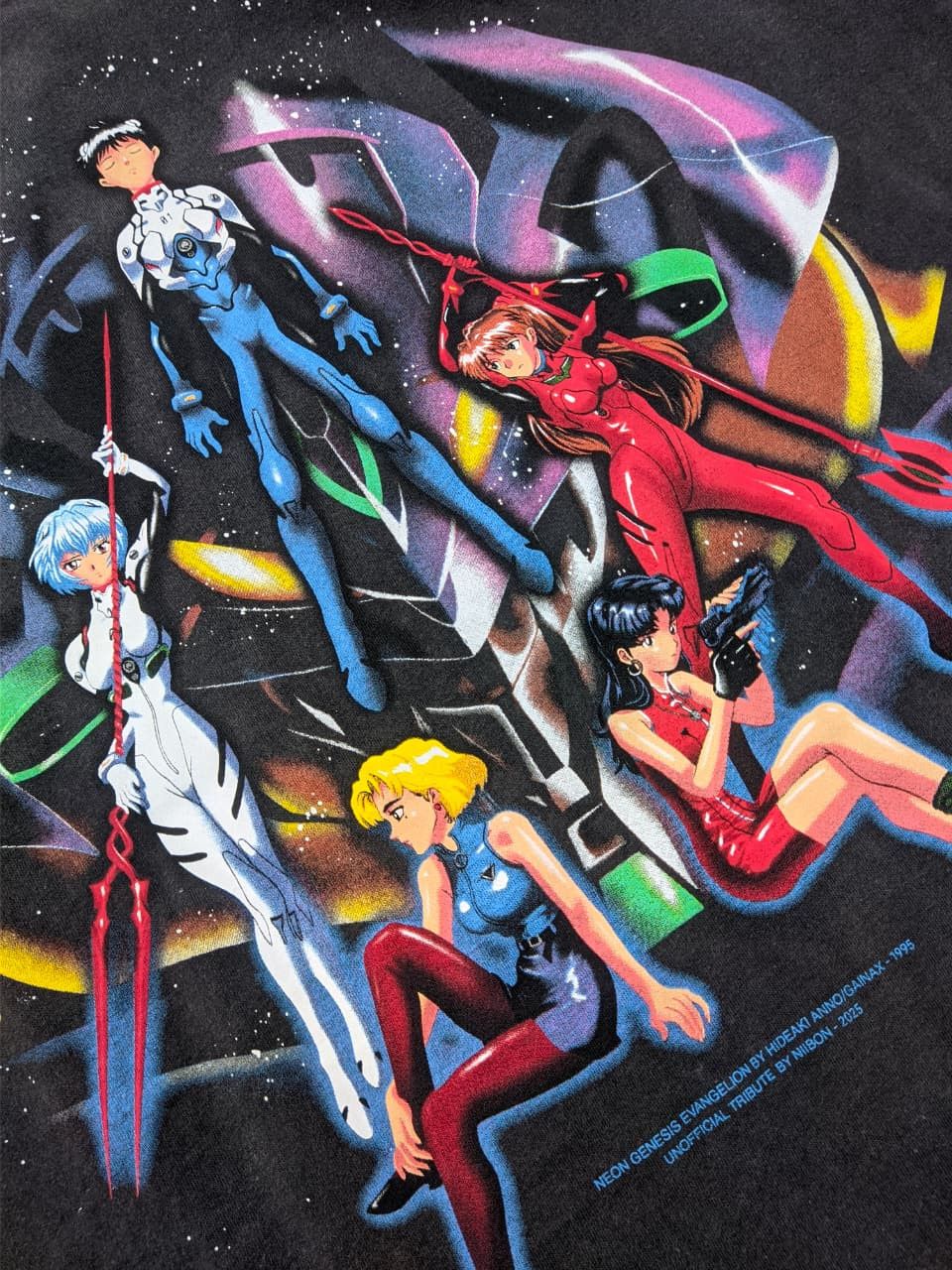 Ripple Junction Rare! Neon Genesis Evangelion Anime Limited Tees Size US L / EU 52-54 / 3 - 1 Thumbnail