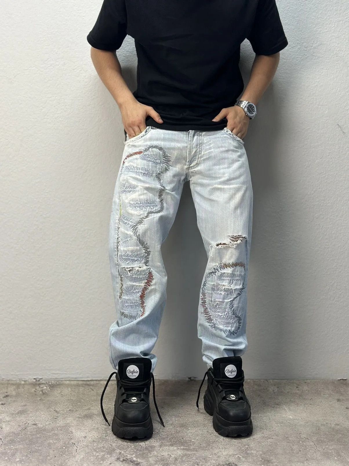 Dolce & Gabbana AW05 Hybrid Multipocket Cargo Denim | Grailed