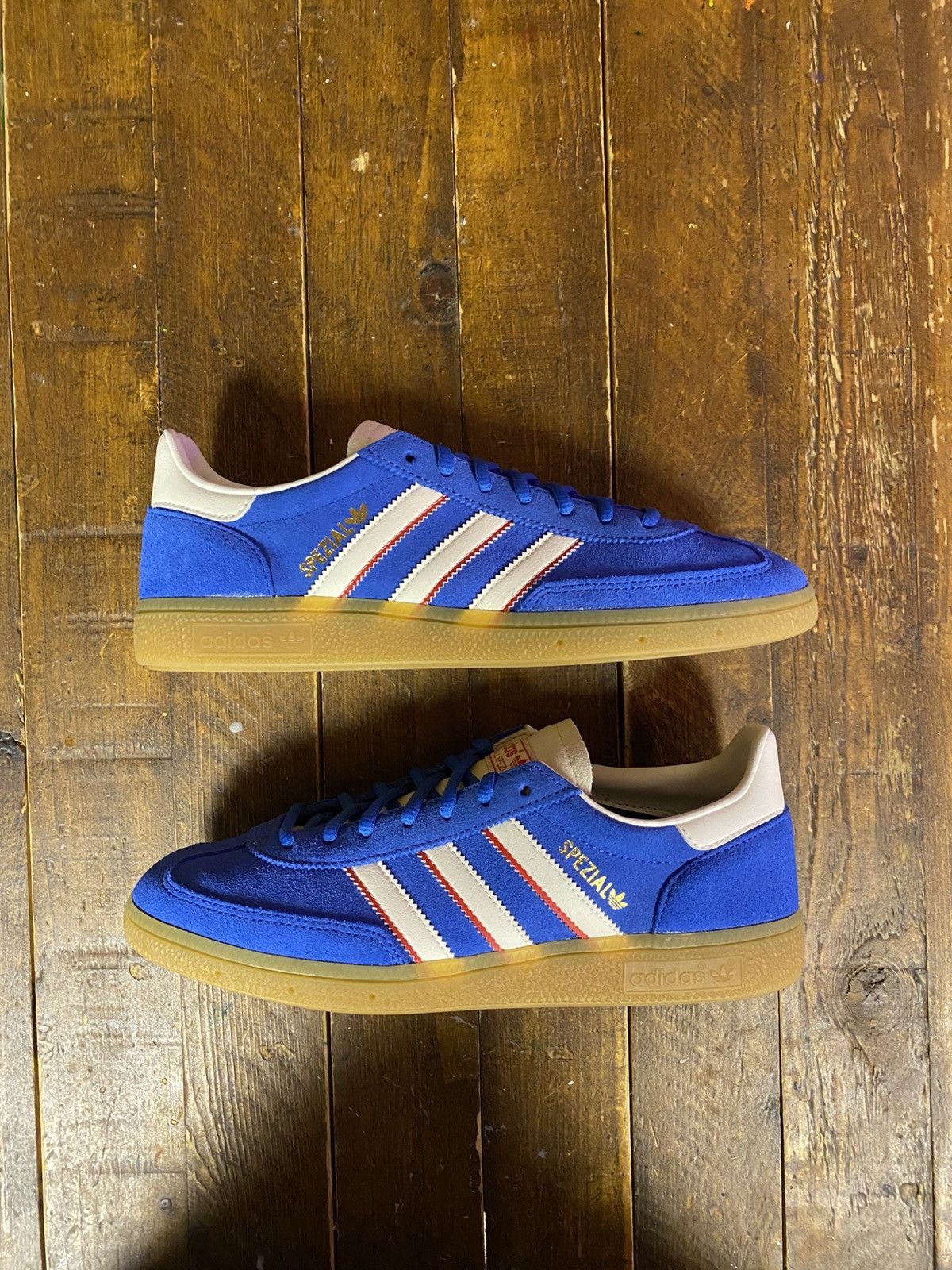 Adidas Adidas Handball Spezial “Blue & Better Scarlet” Size US 9 / EU 42 - 2 Thumbnail