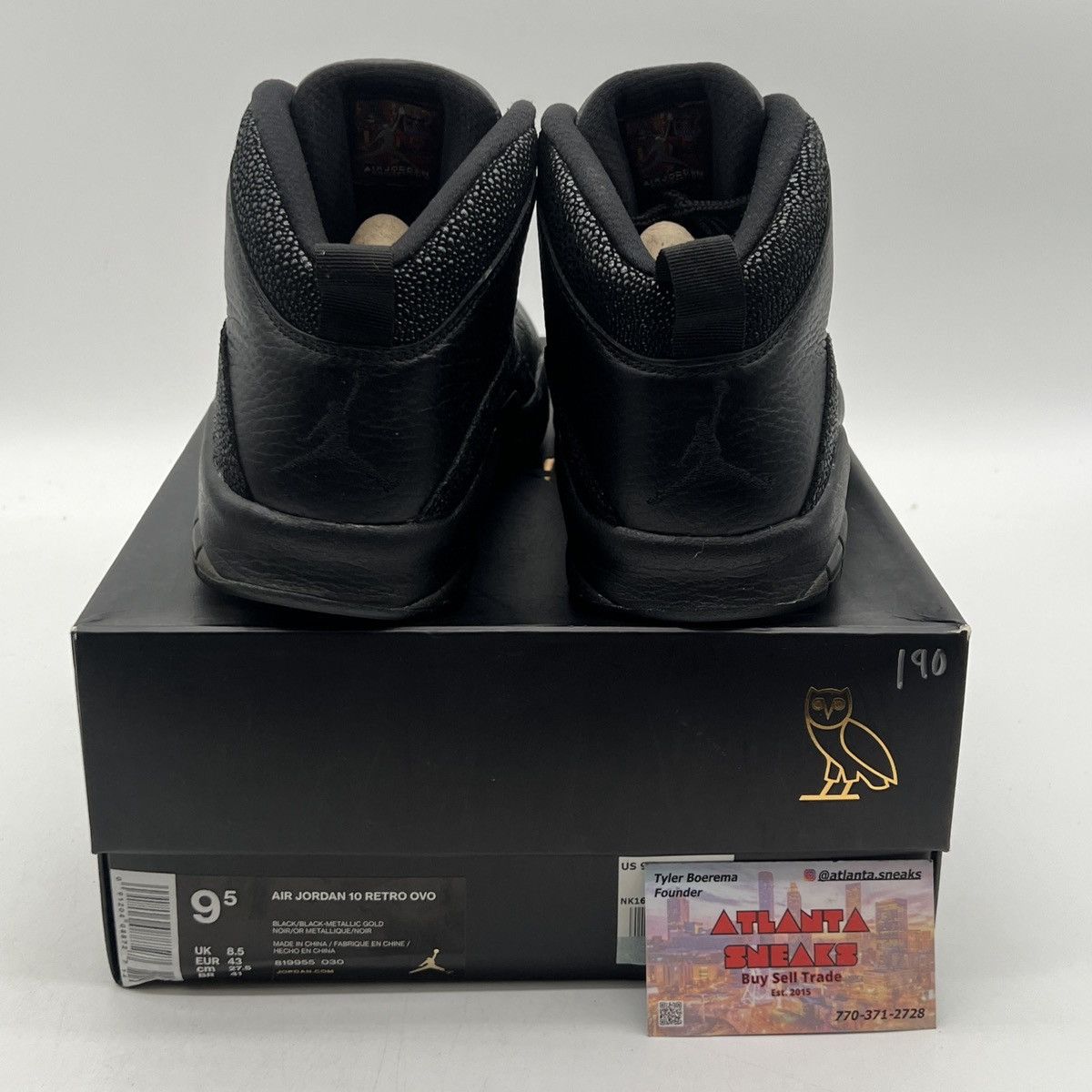 Jordan Brand Air Jordan 10 Ovo Gold Ovo Retro 10 Gold Ovo Jordan