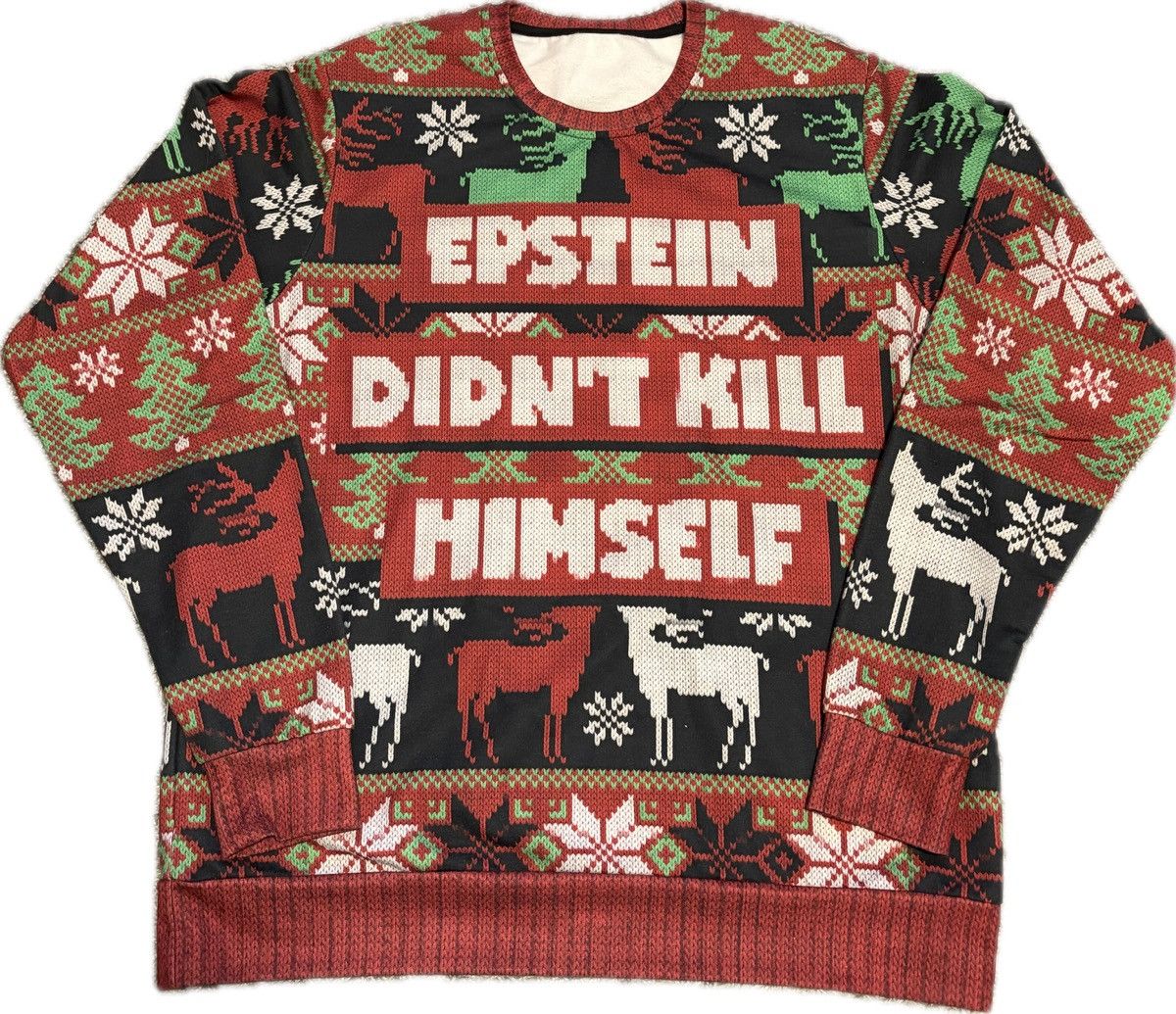 Other epstein christmas sweater Size US M / EU 48-50 / 2 - 1 Thumbnail