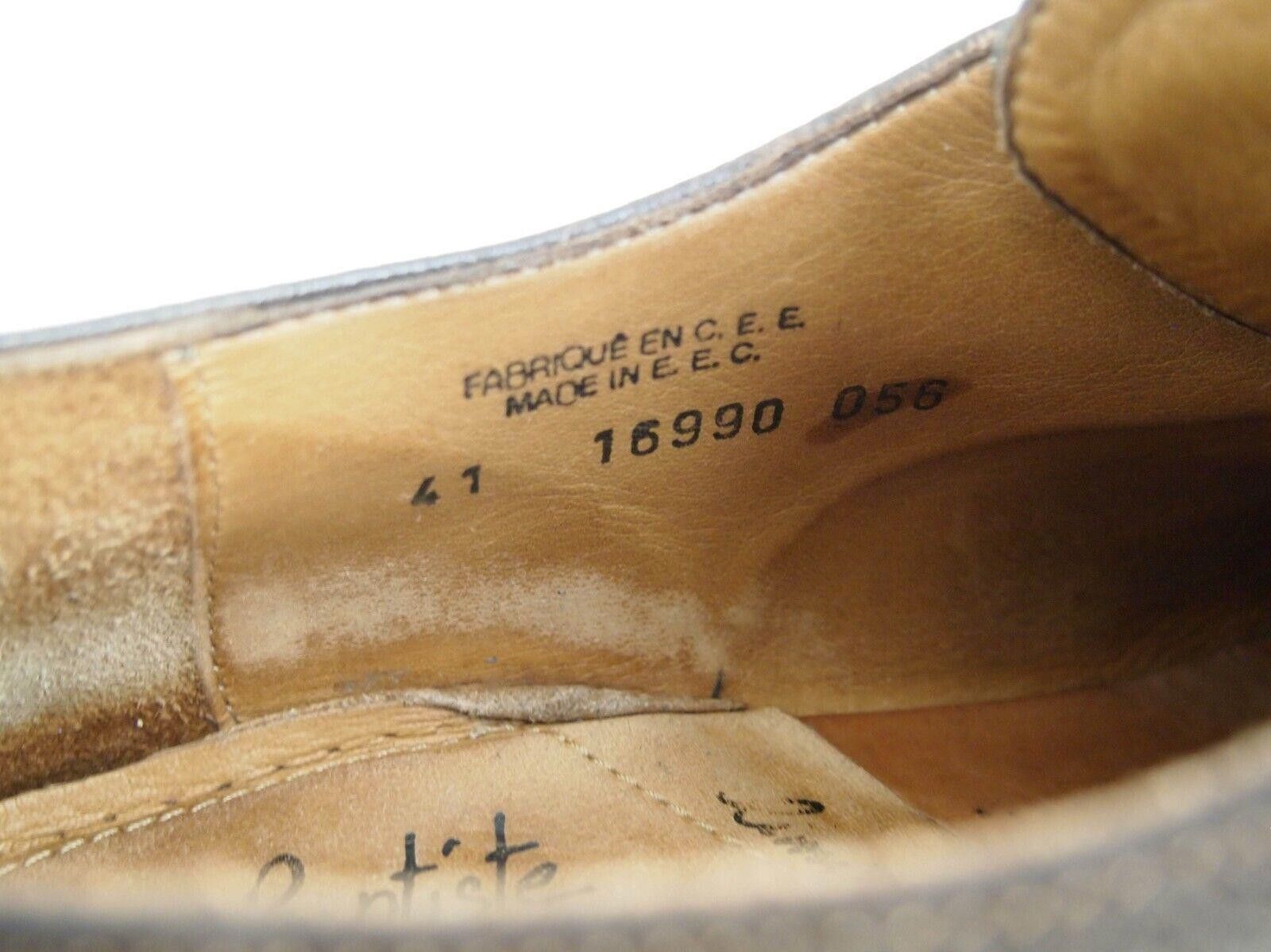 Designer Jean Baptiste Rautureau Oxfords Brown Leather EU 41 US 8 Size US 8 / EU 41 - 10 Thumbnail