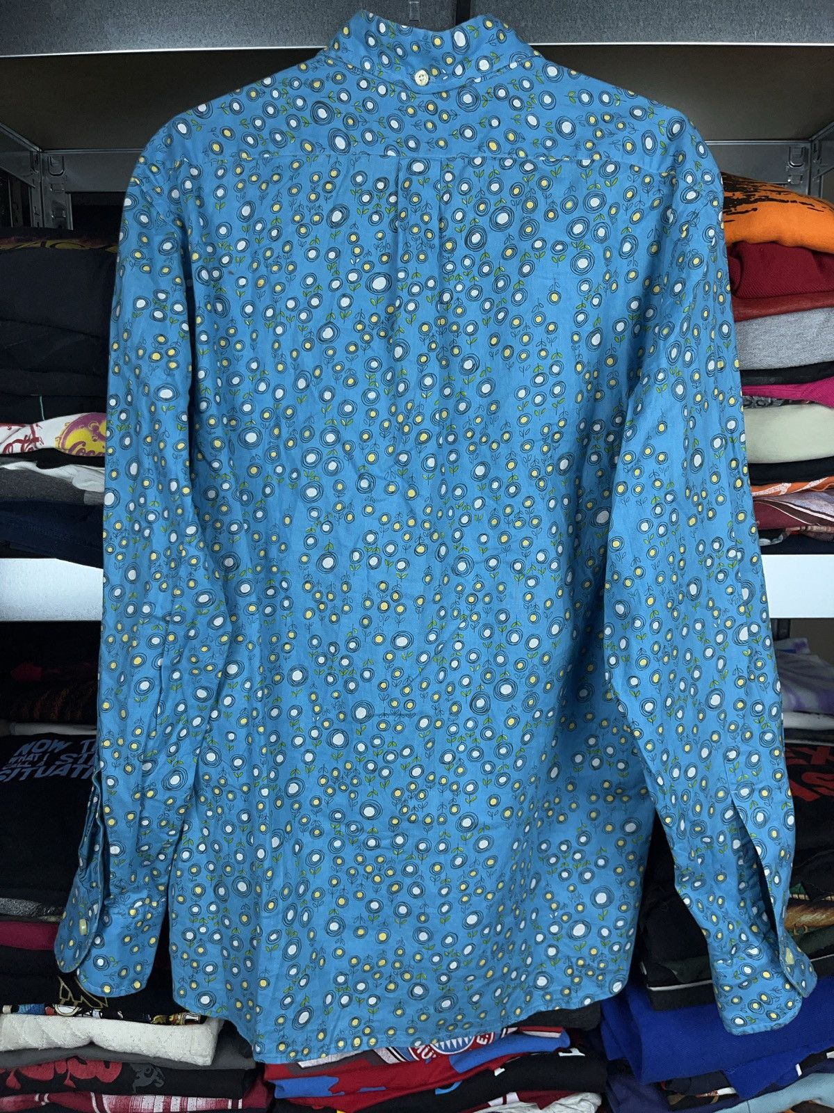 Evisu Evisu Hidehiko Yamane crazy pattern made in Japan shirt Size US L / EU 52-54 / 3 - 4 Thumbnail
