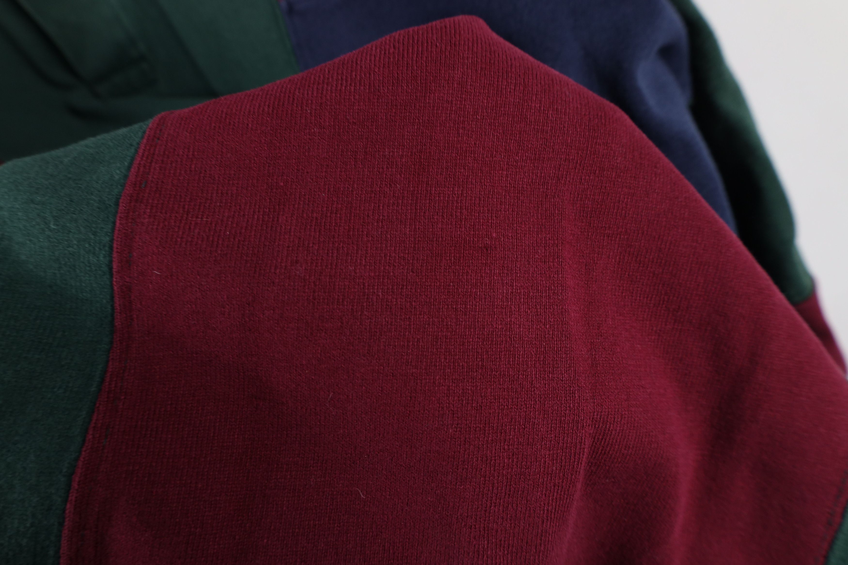 Vintage Vintage 90s Streetwear Checkered Long Sleeve Rugby Polo Size US L / EU 52-54 / 3 - 6 Thumbnail