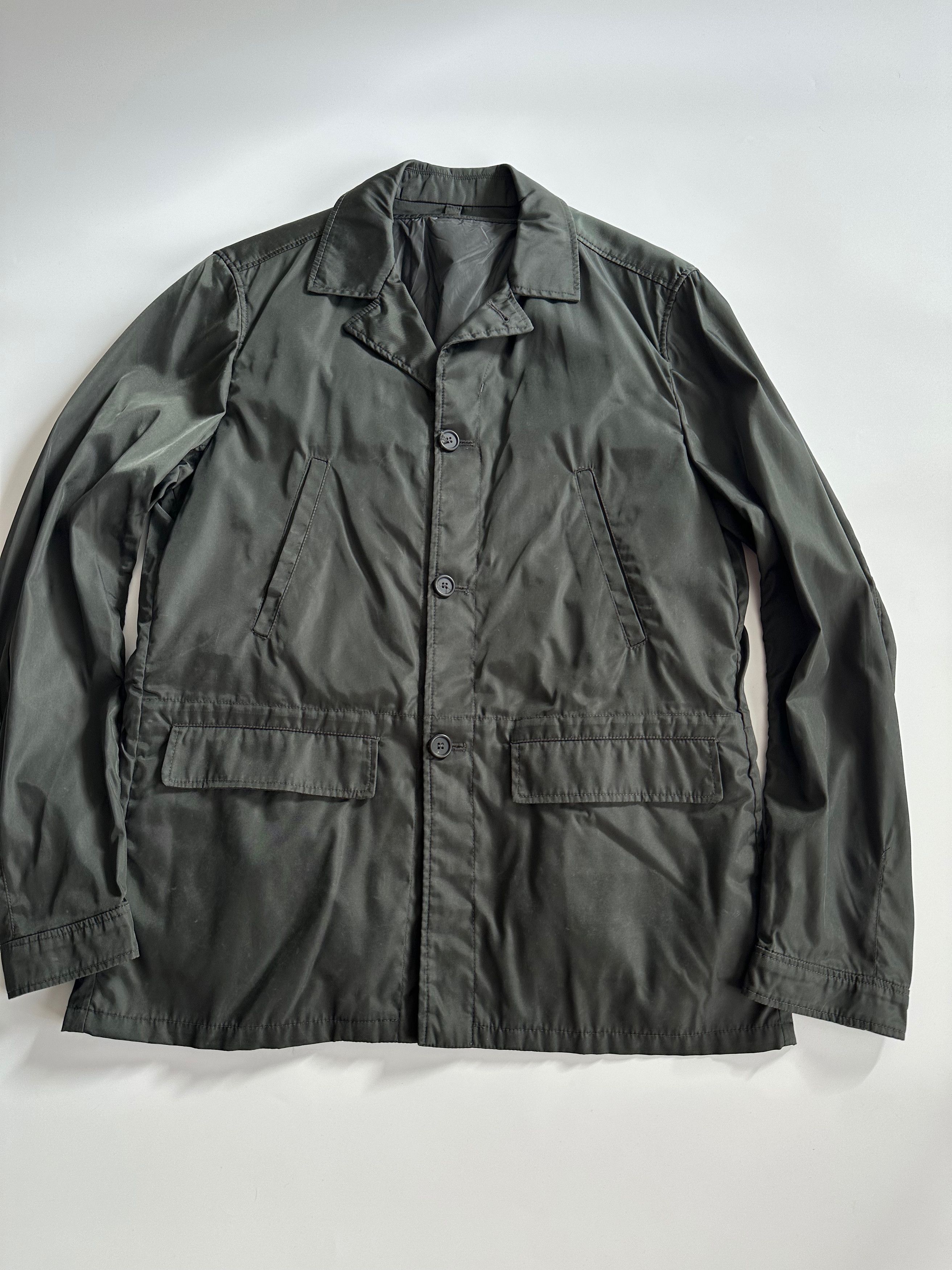 Prada Prada Black Tab Dark Green Jacket with Lining Size US L / EU 52-54 / 3 - 2 Thumbnail