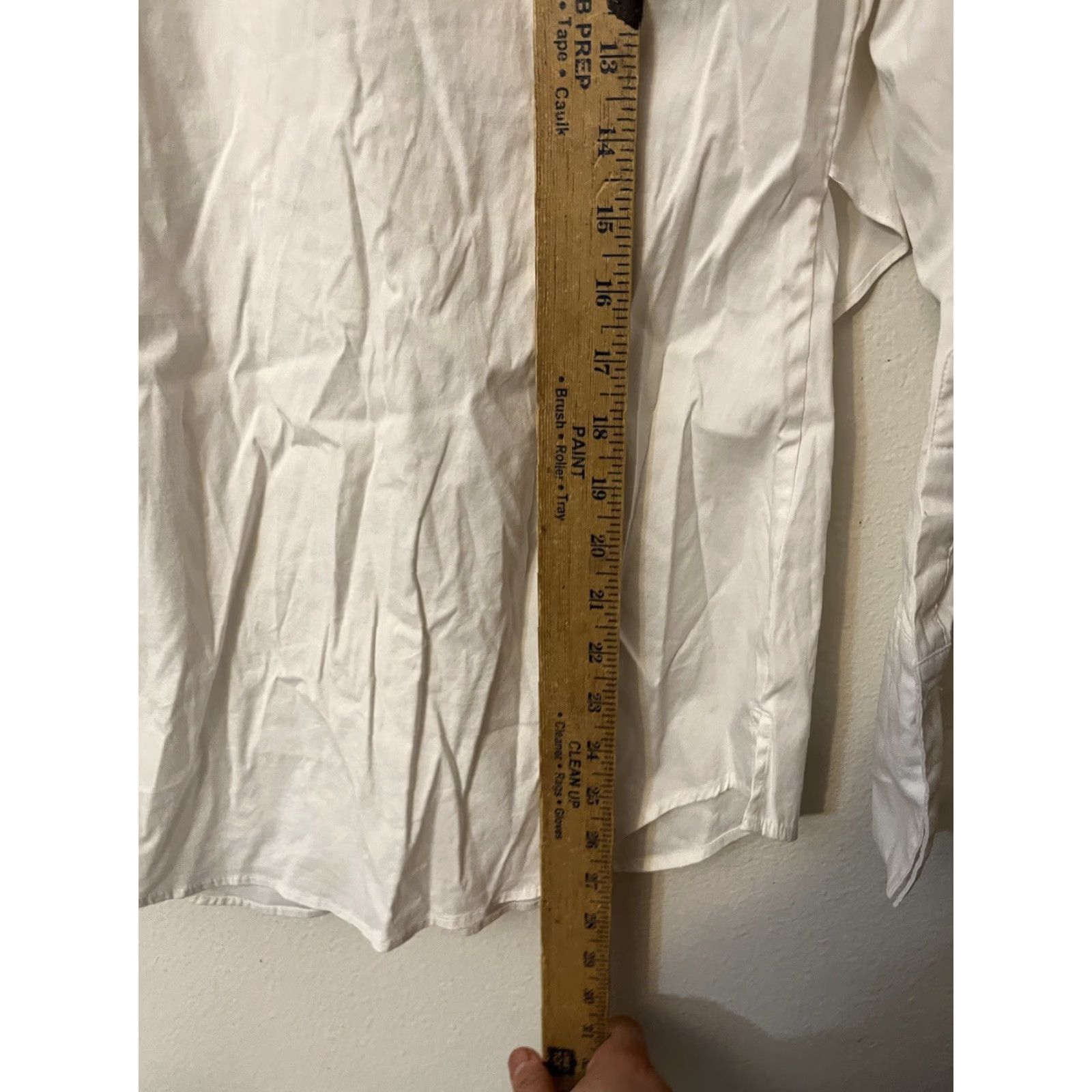 White House Black Market White House Black Market Button-Up Shirt Womens 4 White Long Sleeve Collared Workwear Size S / US 4 / IT 40 - 4 Thumbnail