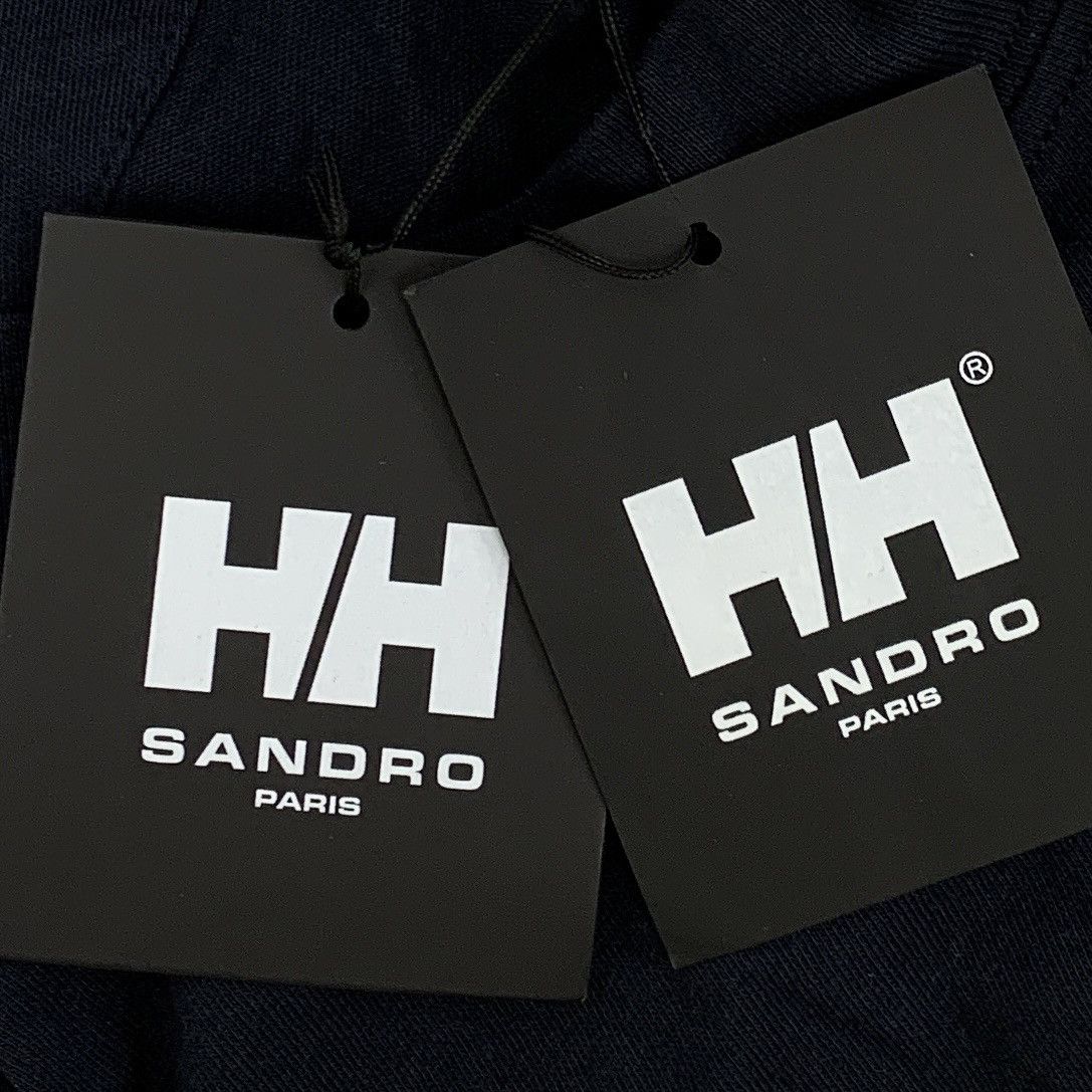 Sandro Sandro x Helly Print Cotton Short Sleeve T-Shirt K26WX Size US S / EU 44-46 / 1 - 9 Thumbnail