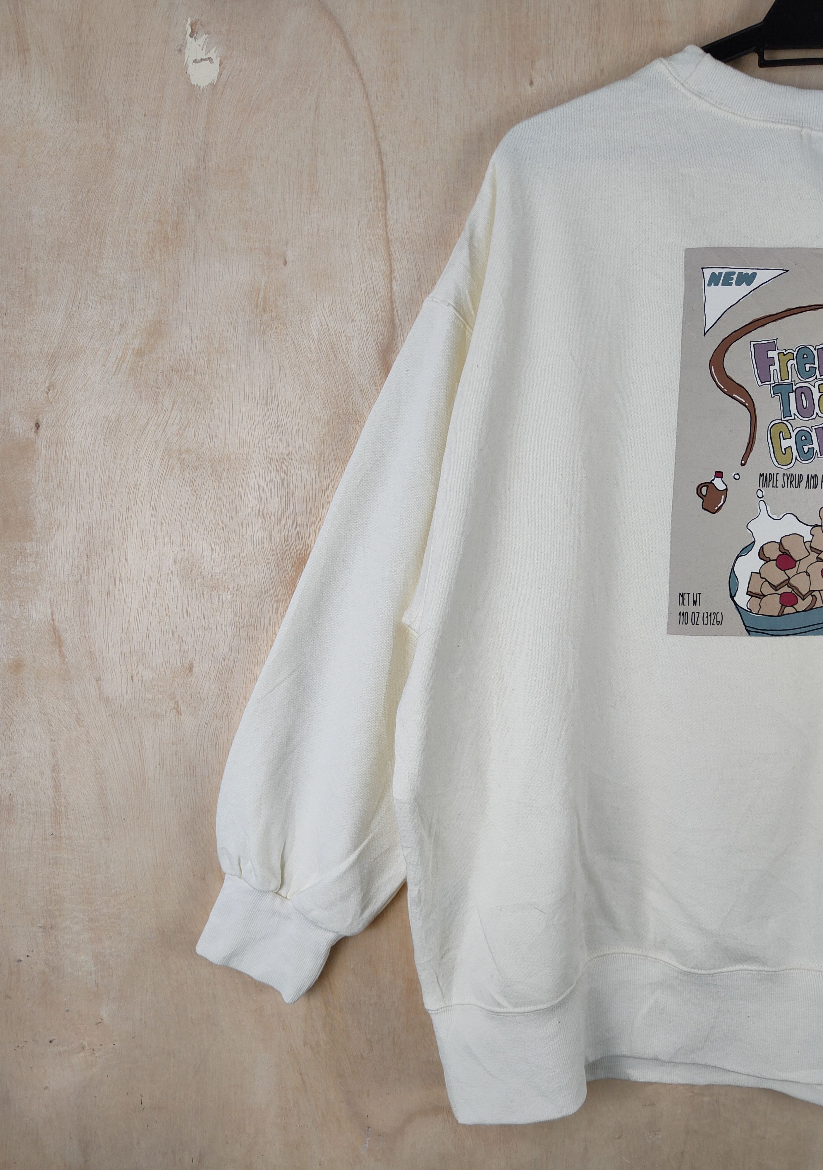 Japanese Brand × Vintage W Closet Ivory Sweatshirts #S2553 Size US XL / EU 56 / 4 - 10 Thumbnail